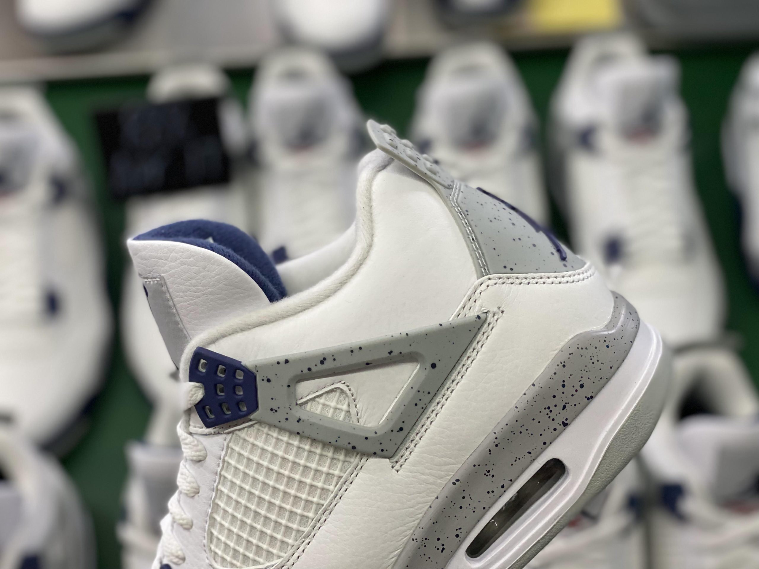Jordan 4 Retro White Midnight Navy