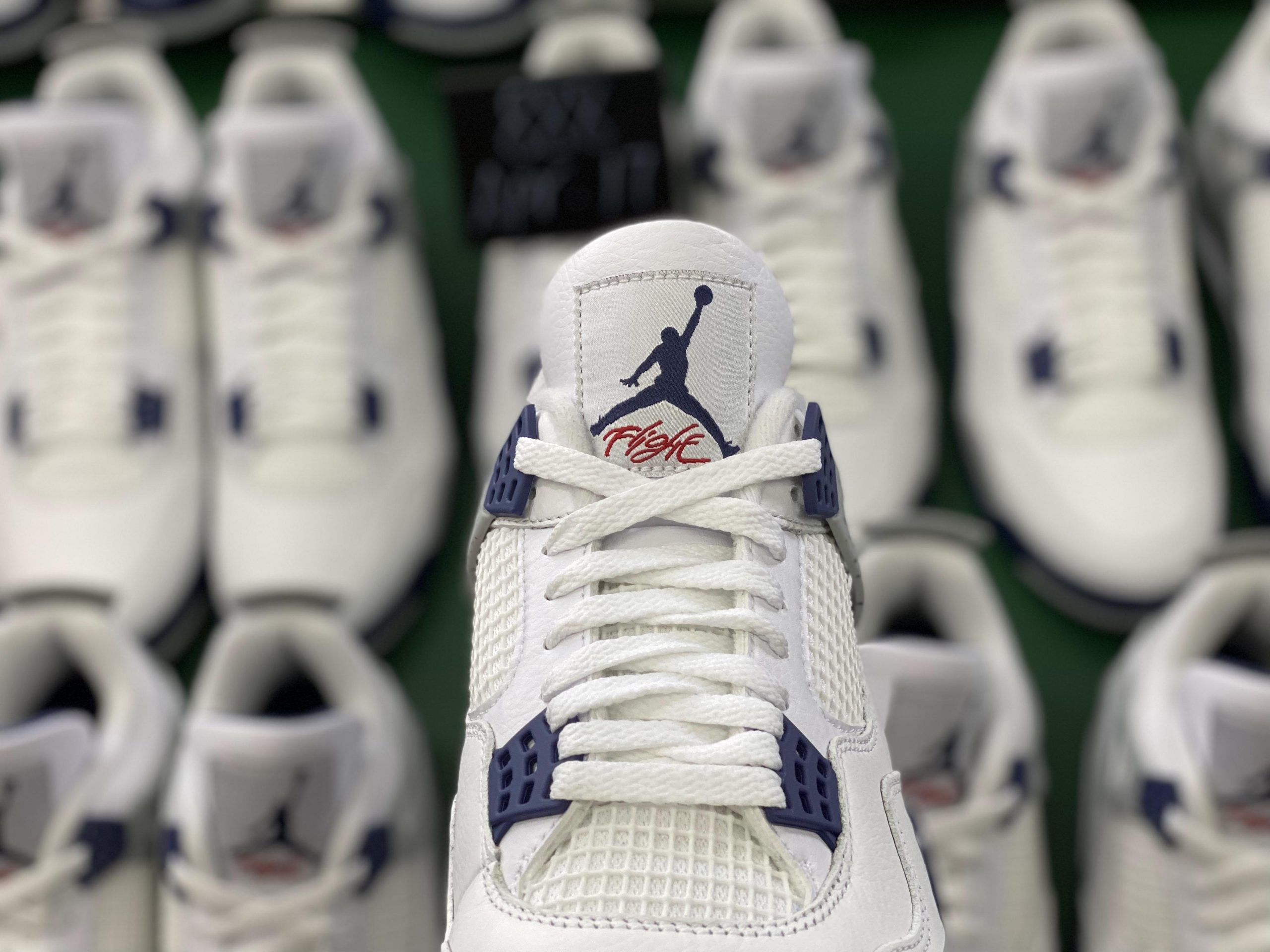 Jordan 4 Retro White Midnight Navy