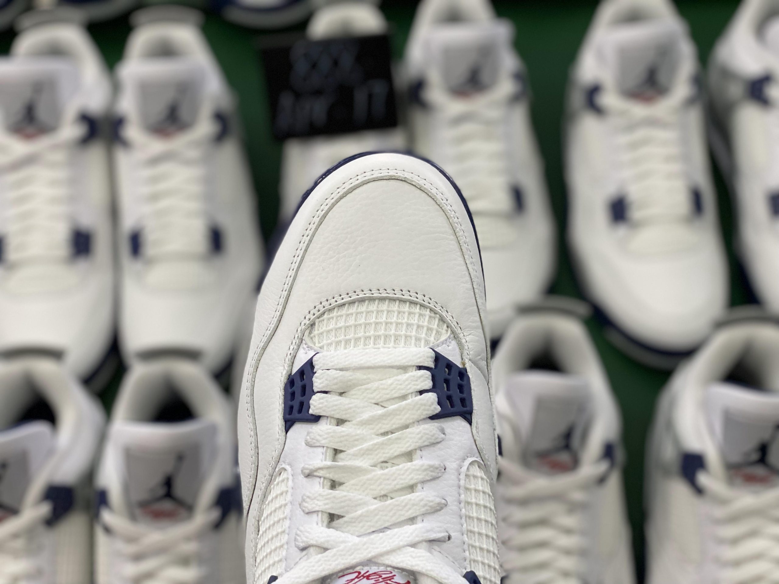 Jordan 4 Retro White Midnight Navy