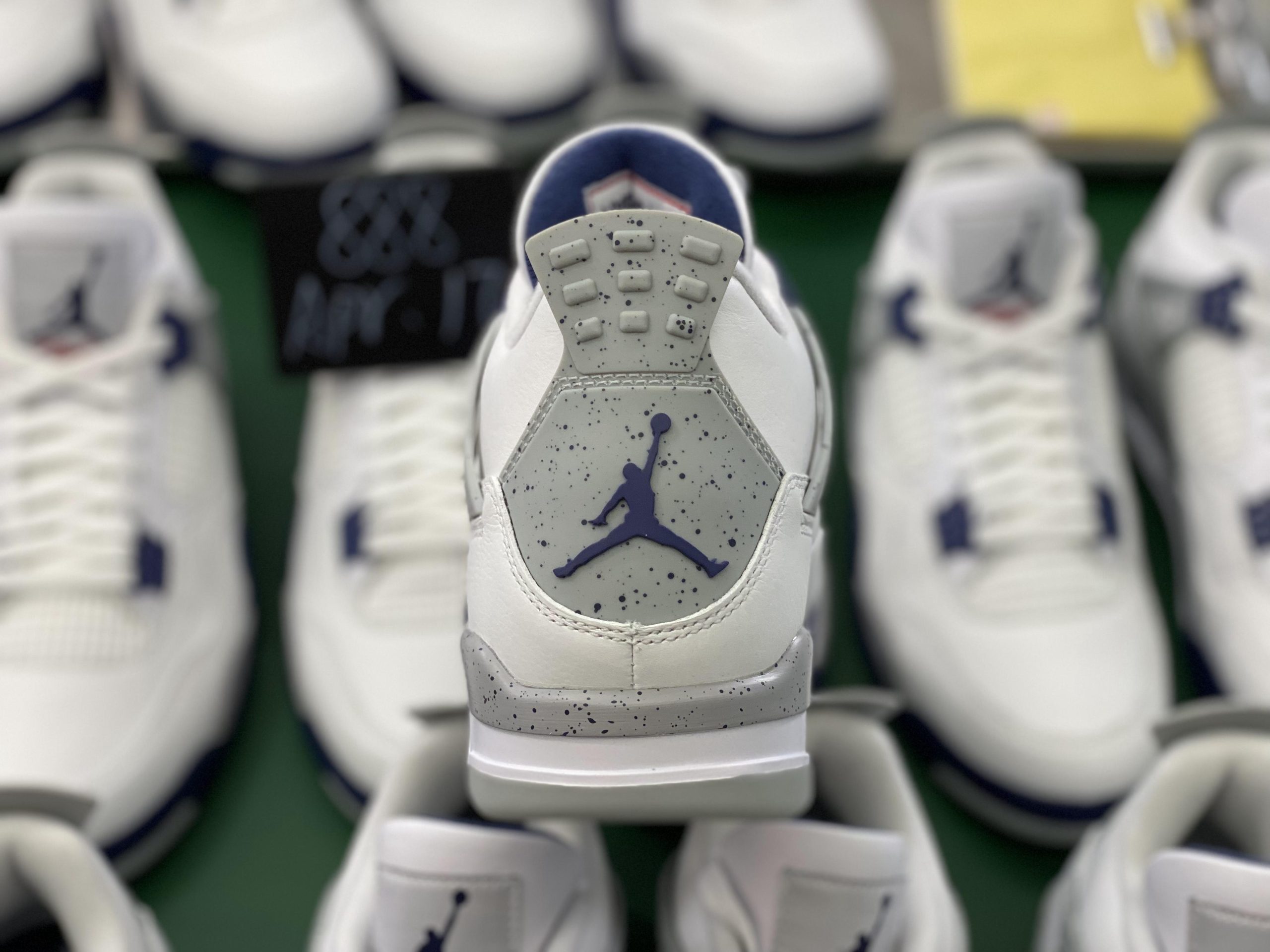 Jordan 4 Retro White Midnight Navy