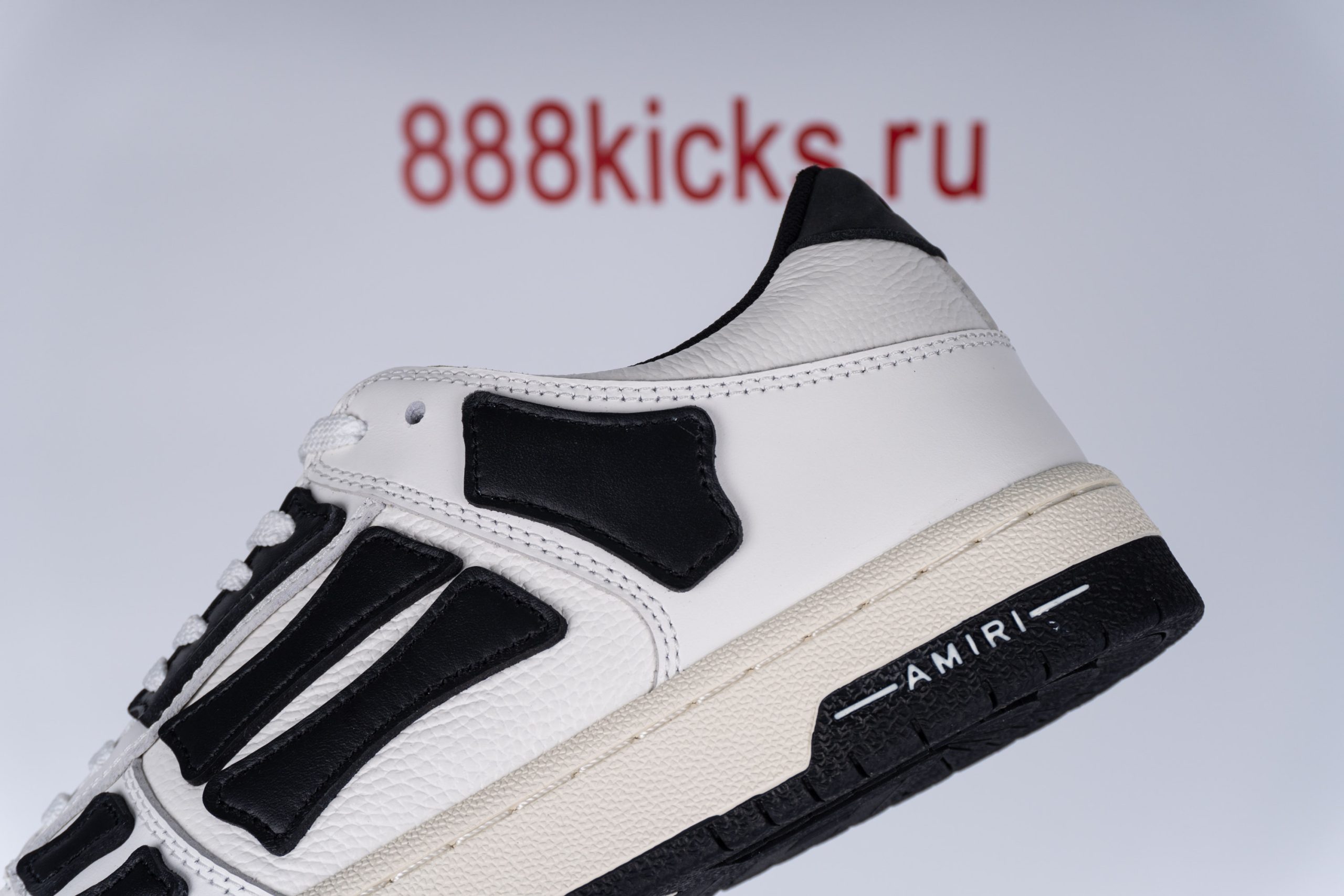 AMIRI Skel Top Hi White Black