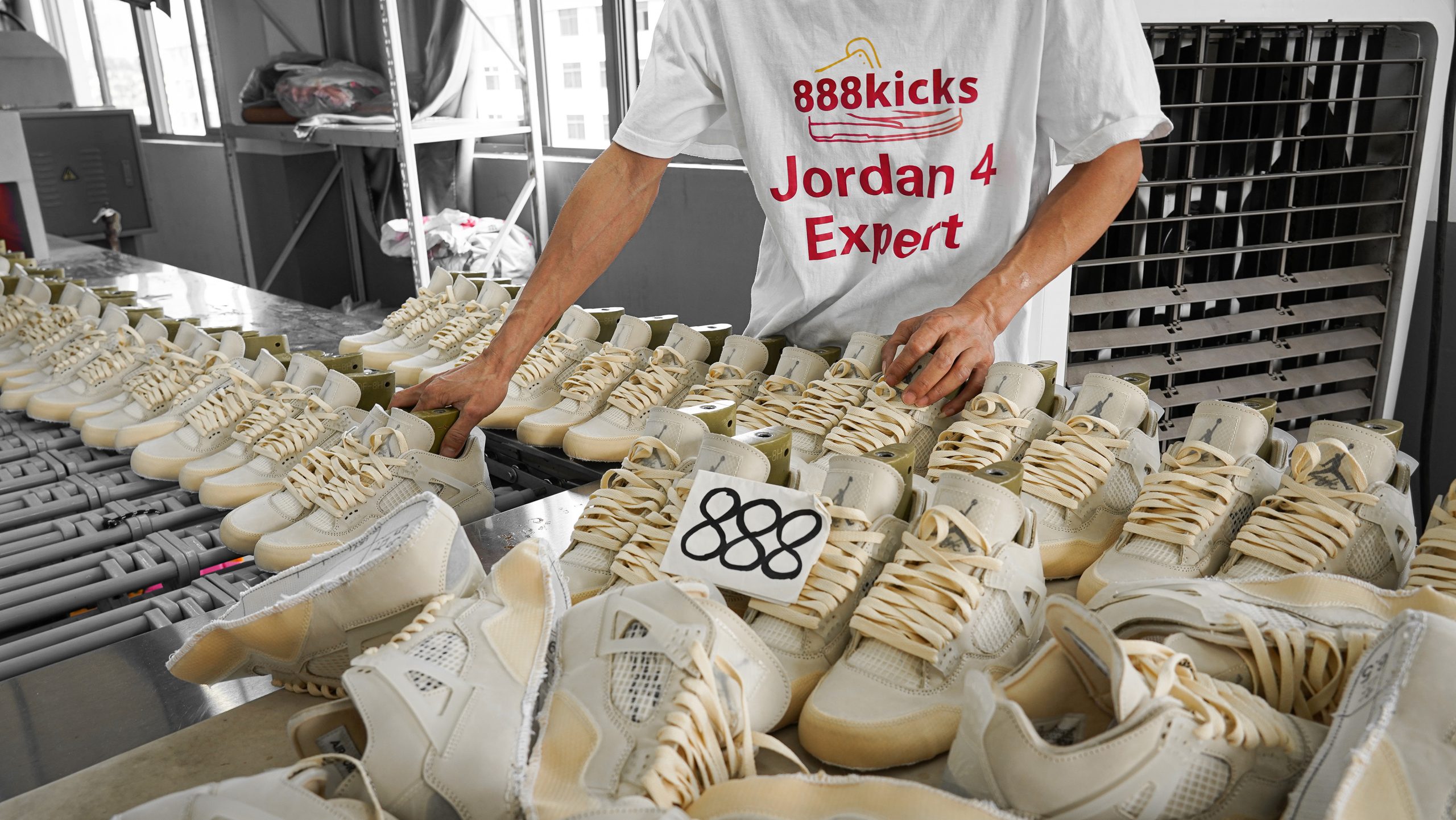 Jordan 4 Retro Off-White Sail