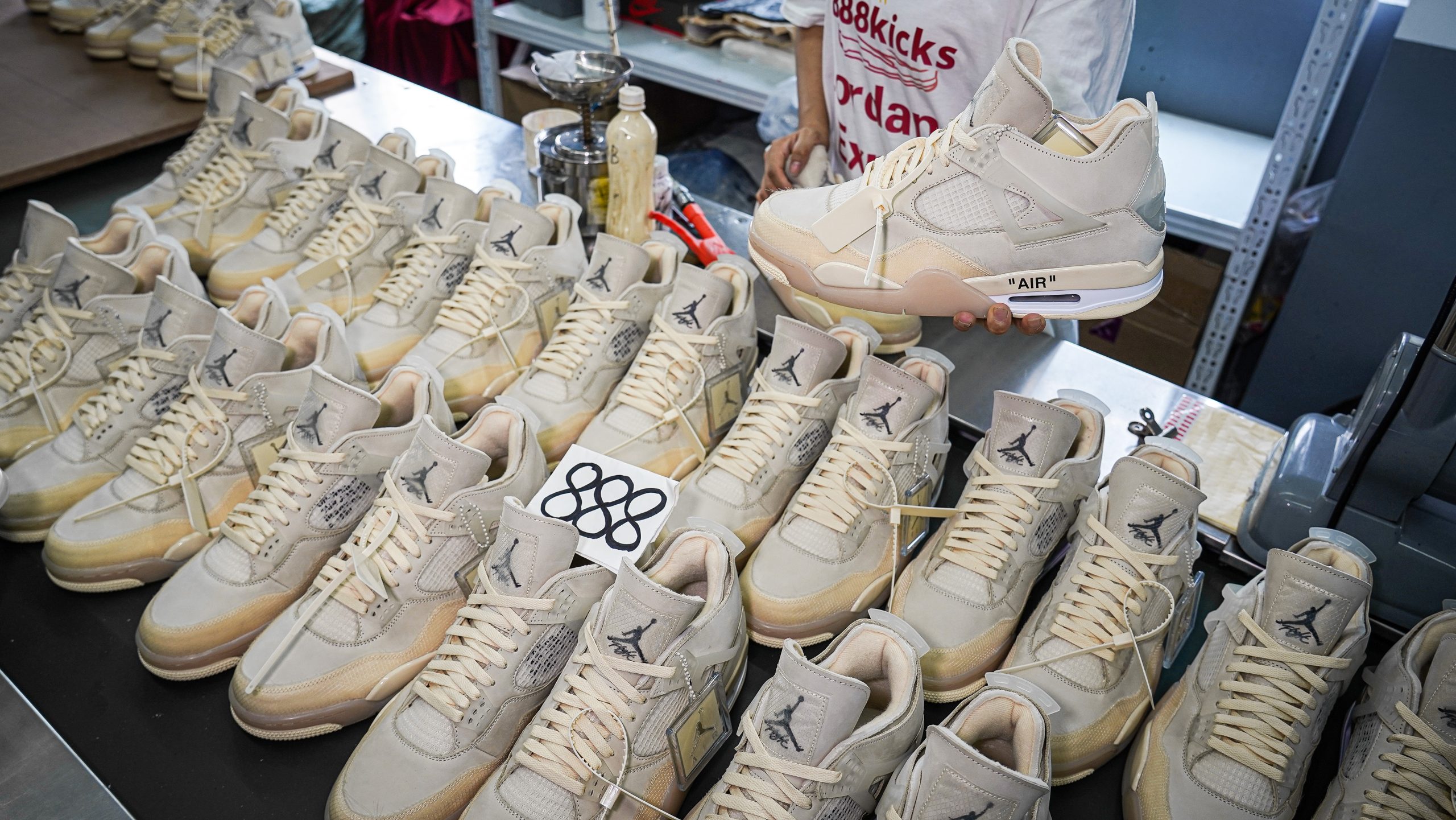 Jordan 4 Retro Off-White Sail