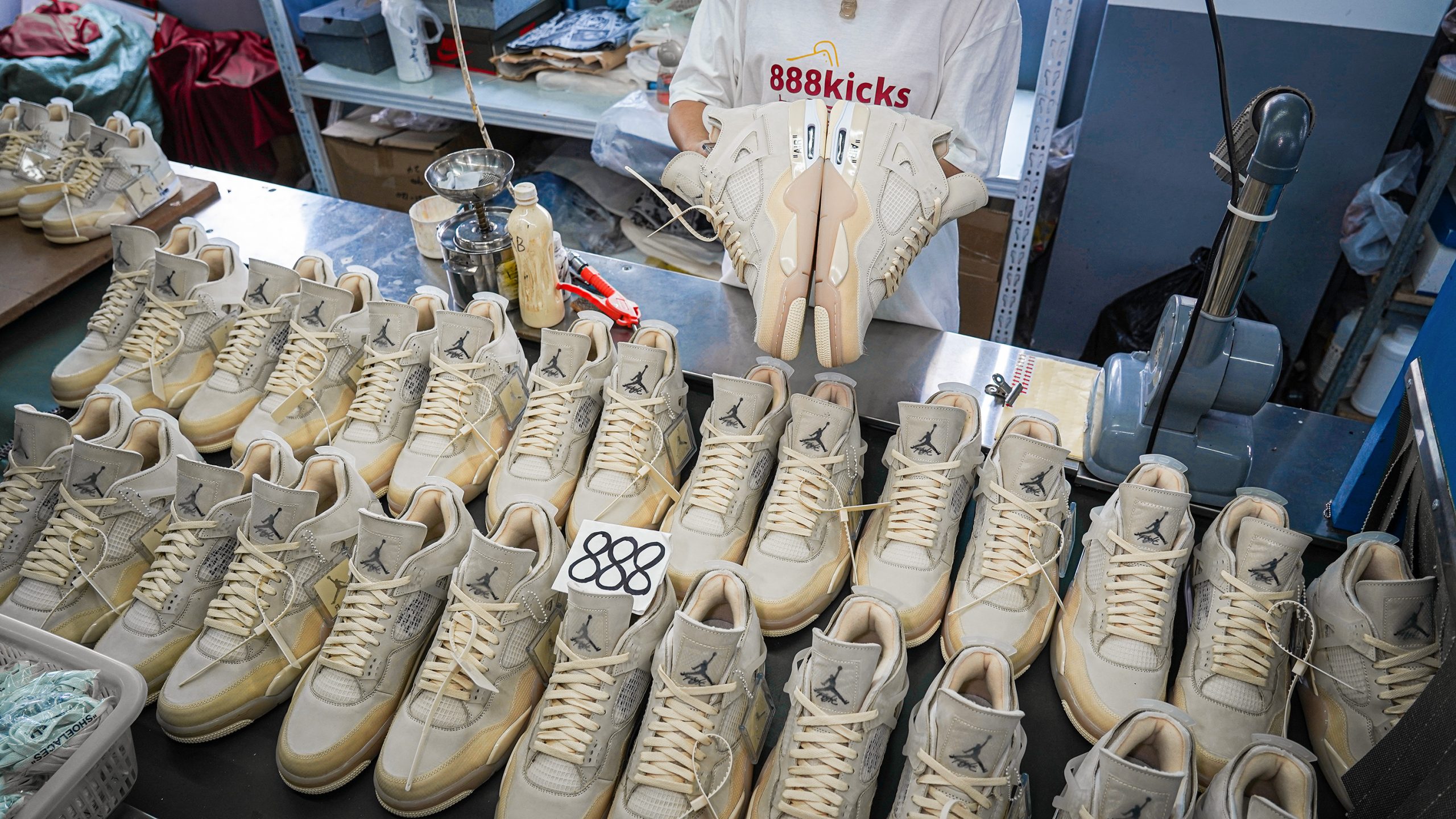 Jordan 4 Retro Off-White Sail