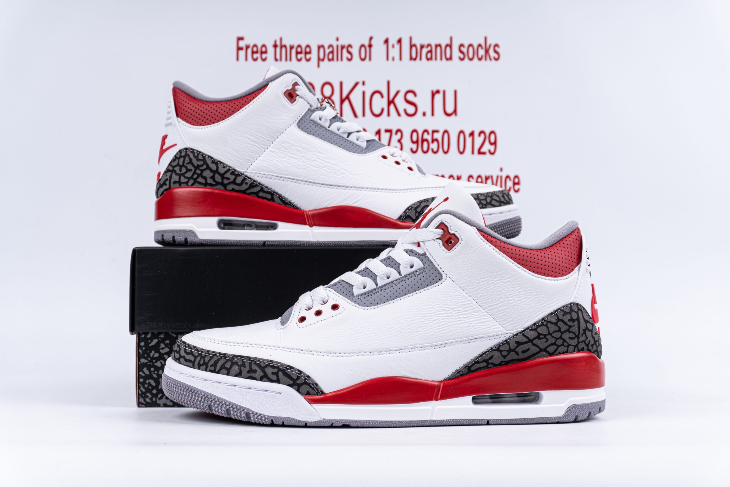 Jordan 3 Retro Fire Red 2022
