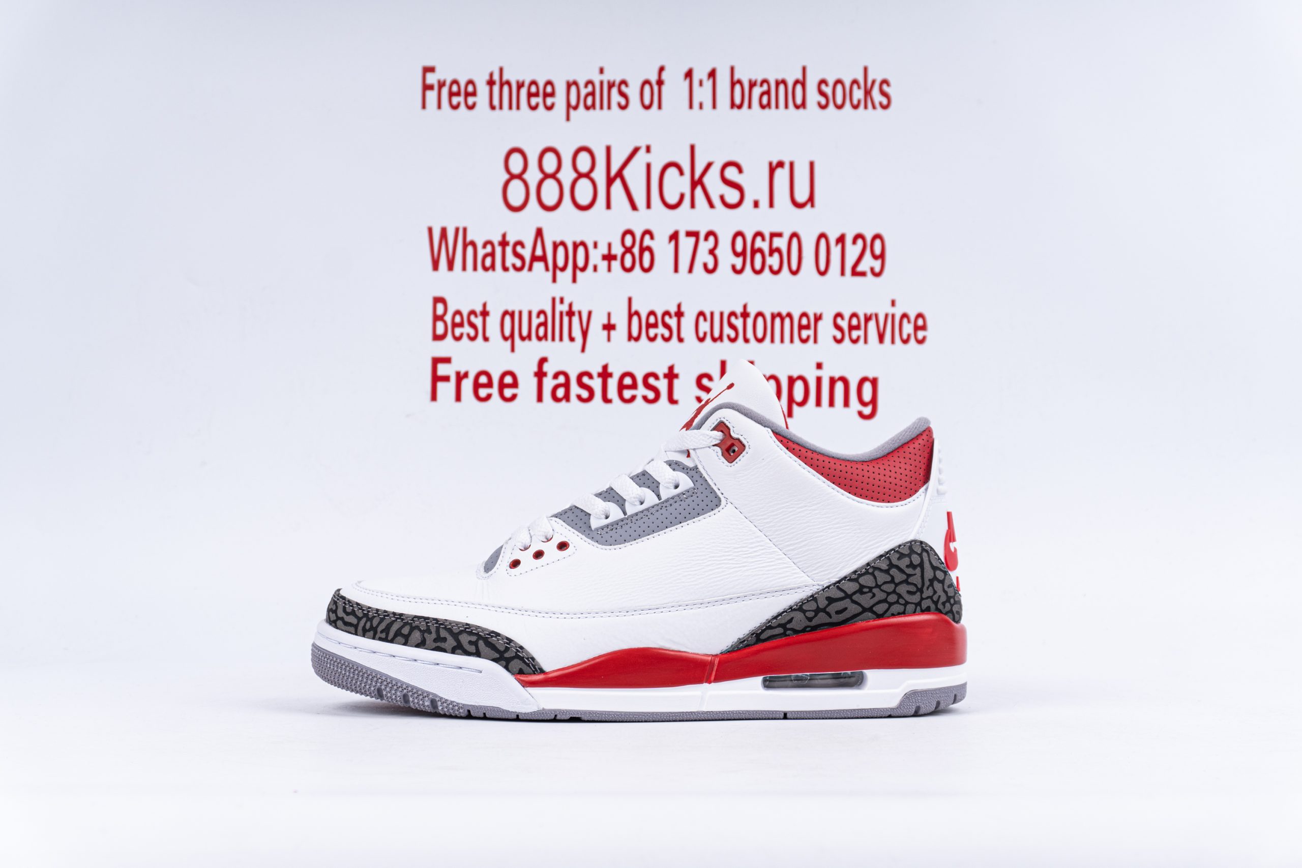 Jordan 3 Retro Fire Red 2022