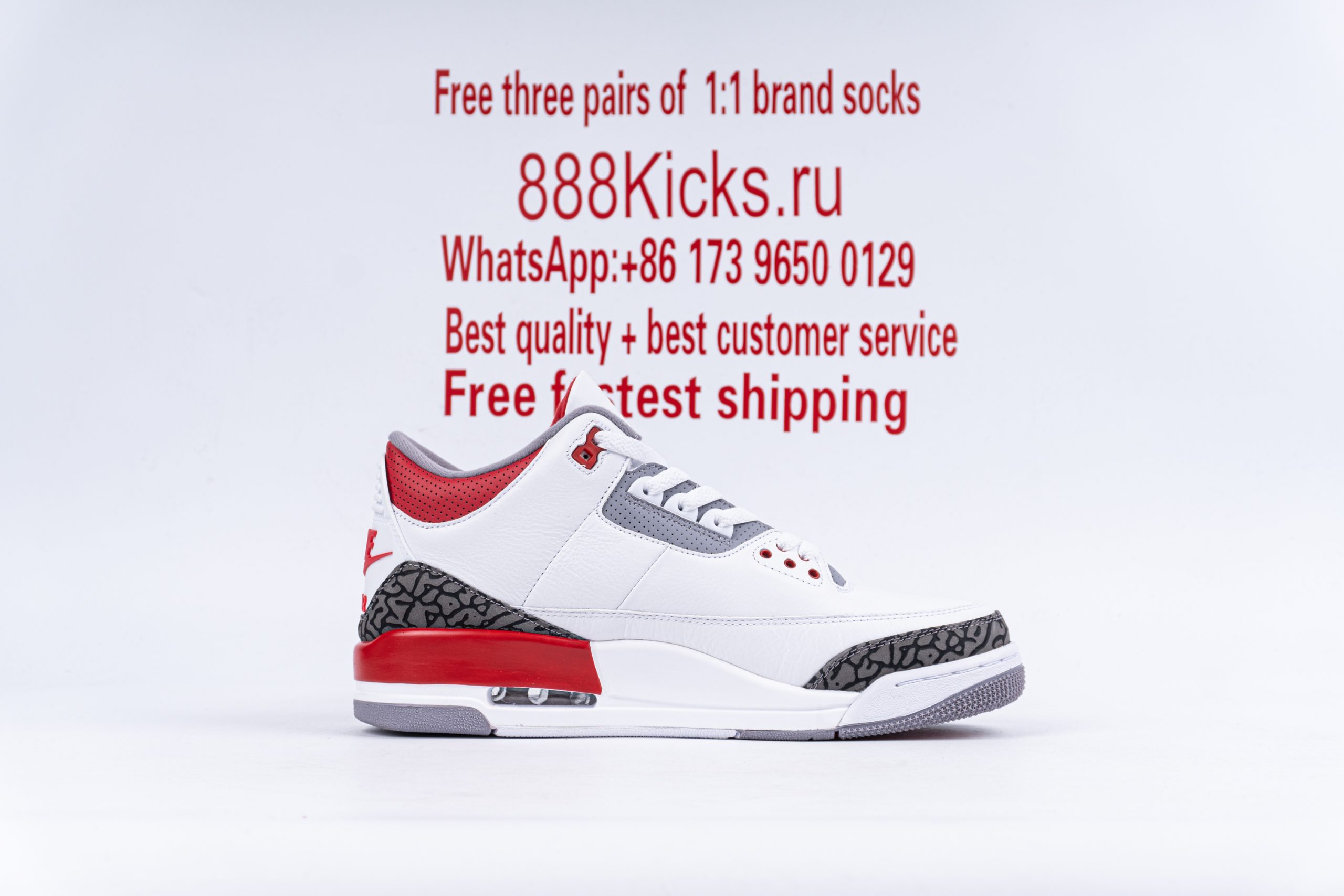 Jordan 3 Retro Fire Red 2022