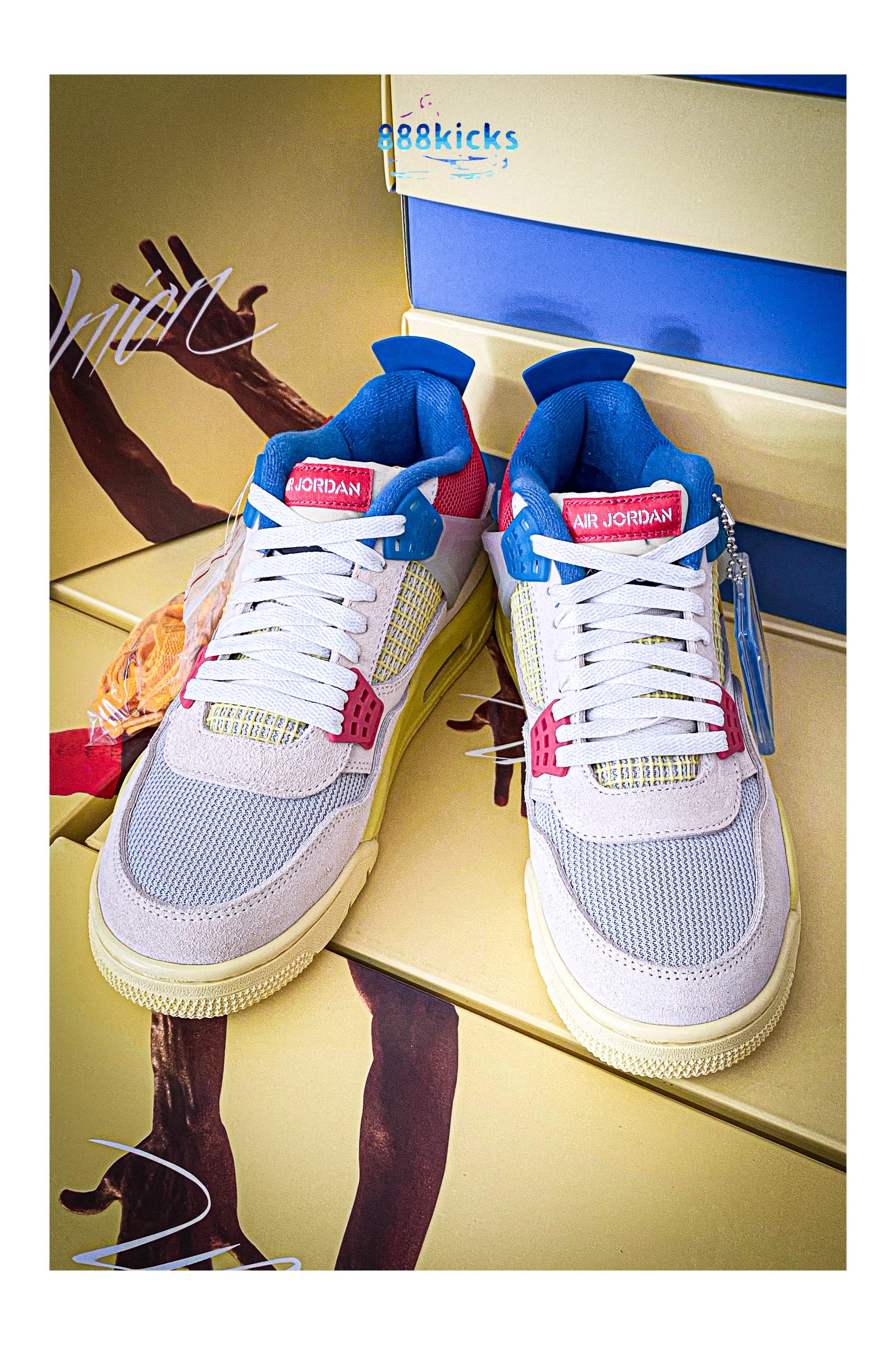 Jordan 4 Retro Union Guava Ice