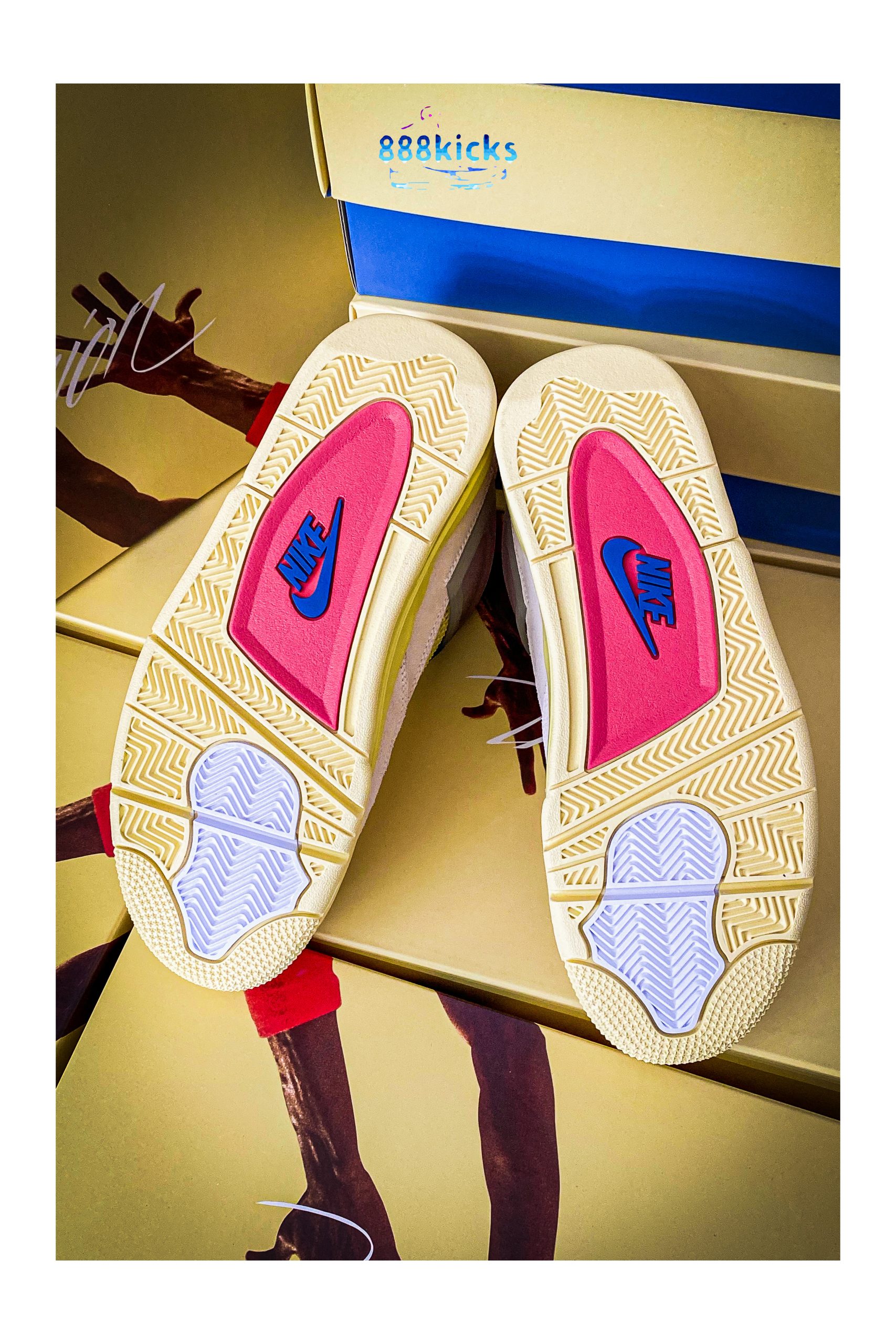 Jordan 4 Retro Union Guava Ice