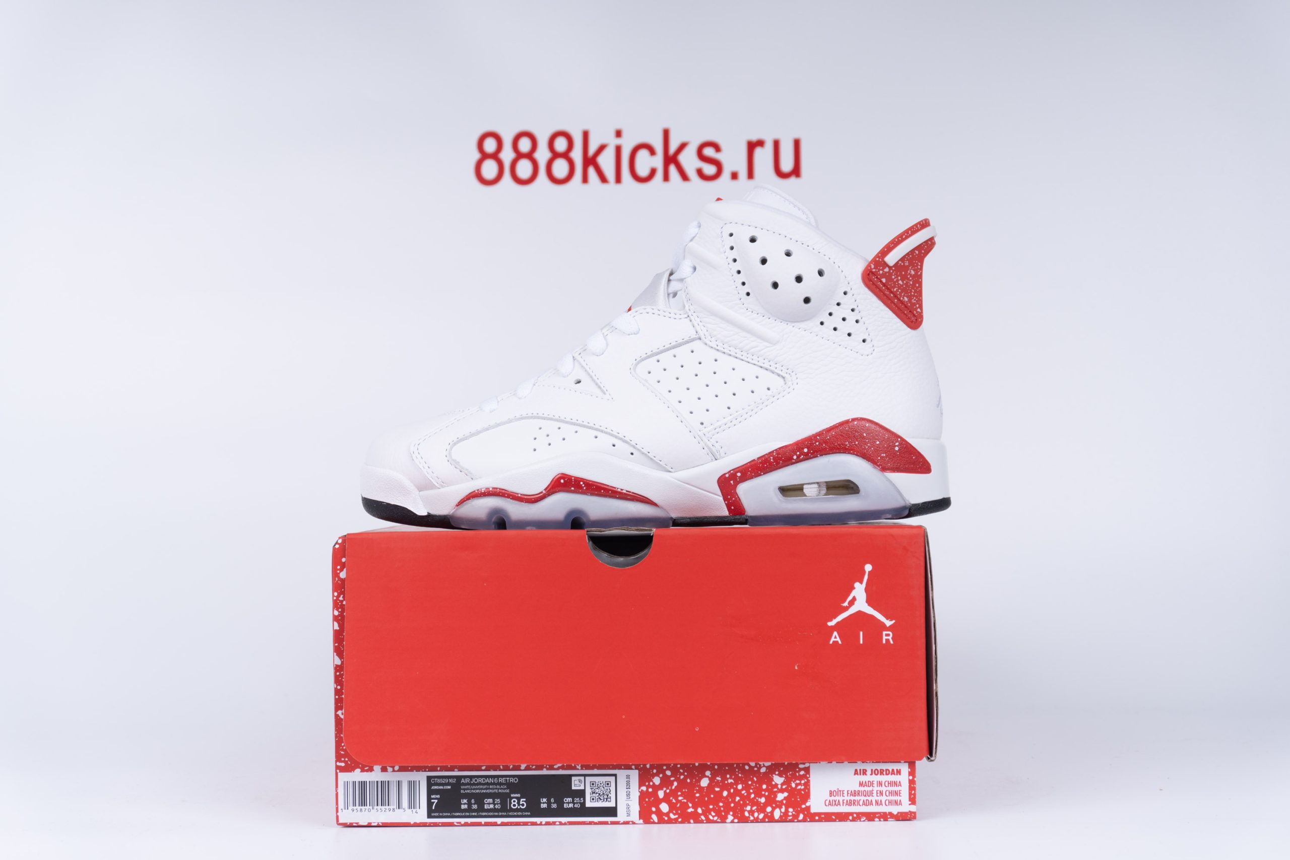 Jordan 6 Retro Red Oreo