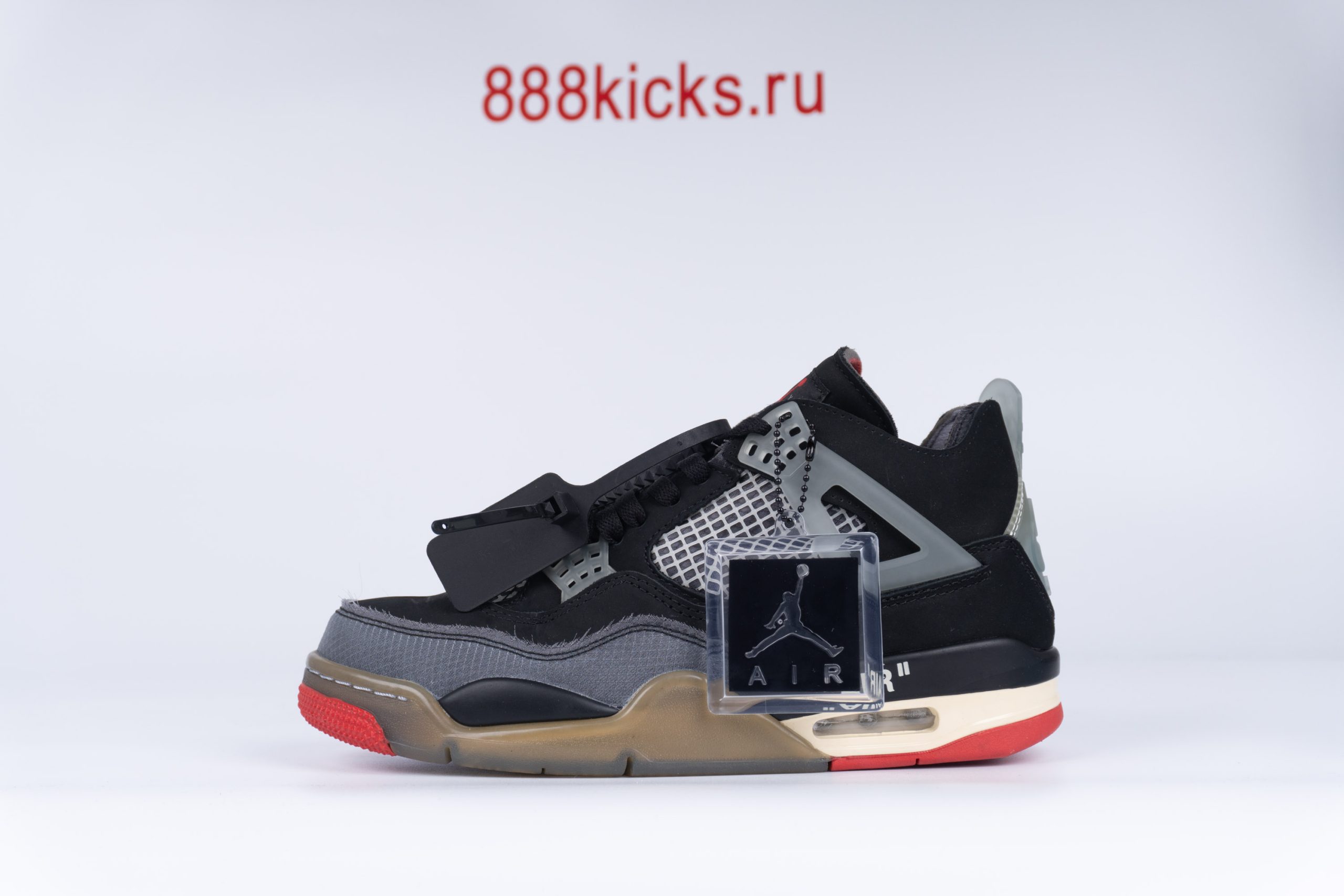 Off White X Air Jordan 4 Retro Black