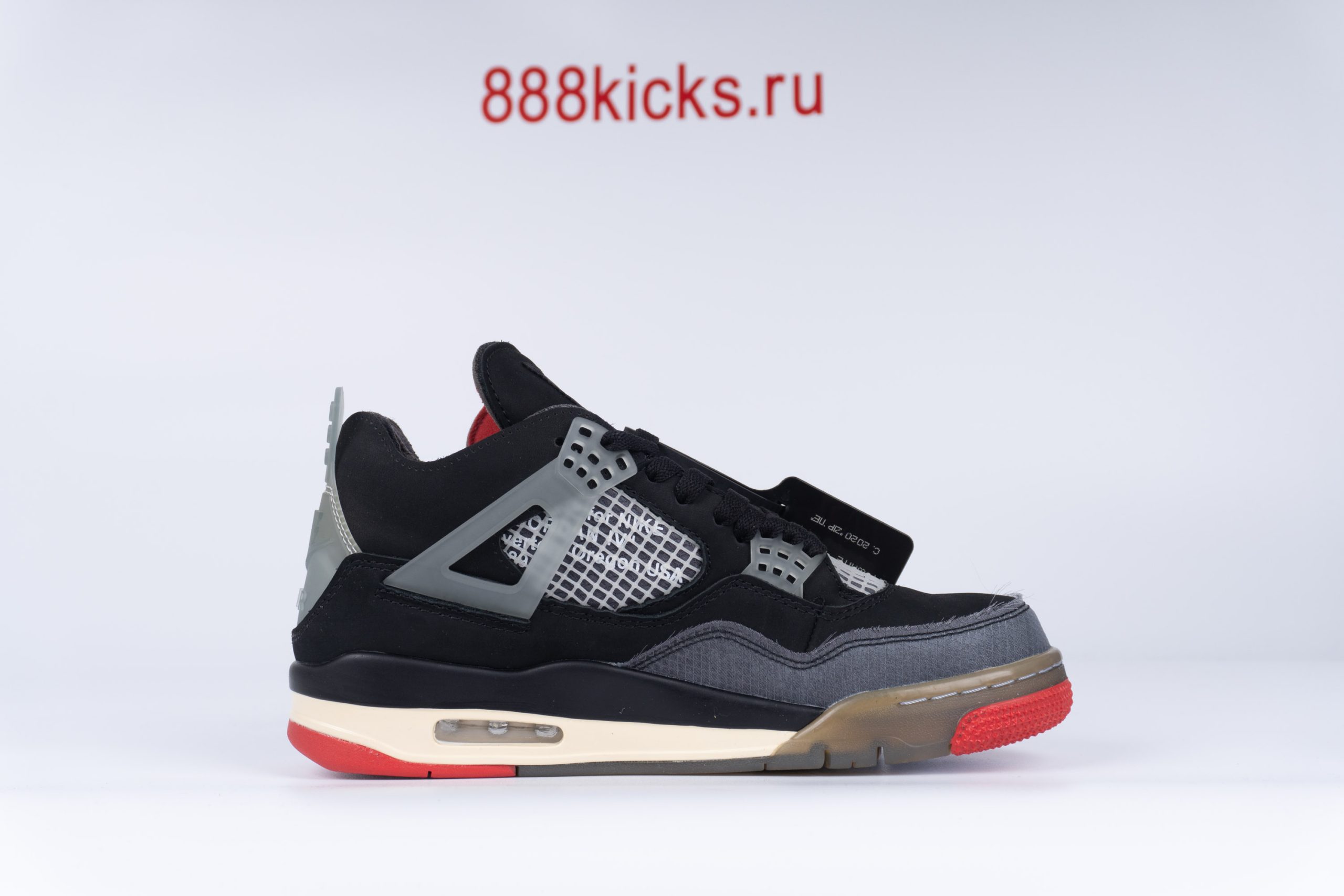 Off White X Air Jordan 4 Retro Black