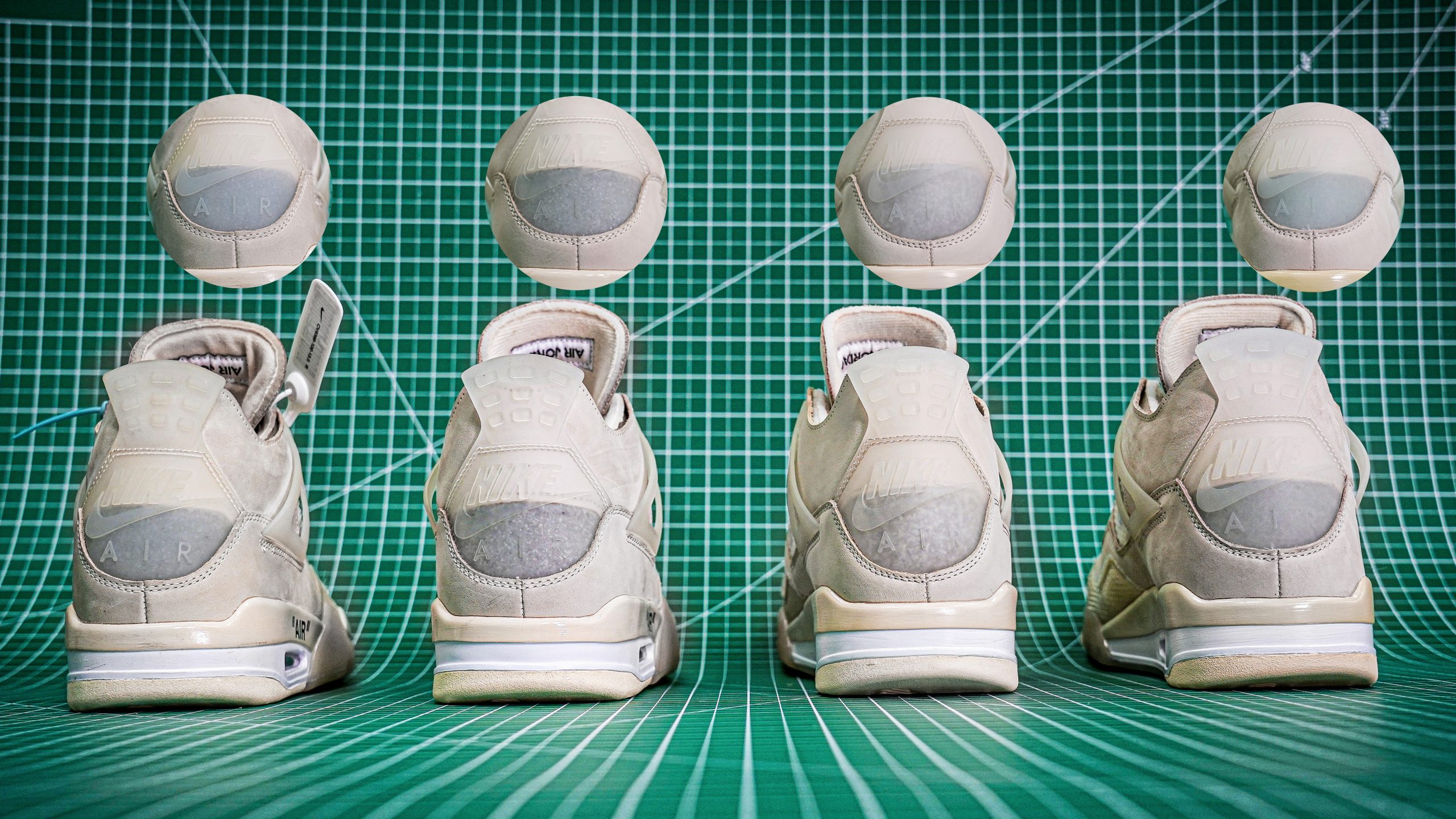 Jordan 4 Retro Off-White Sail