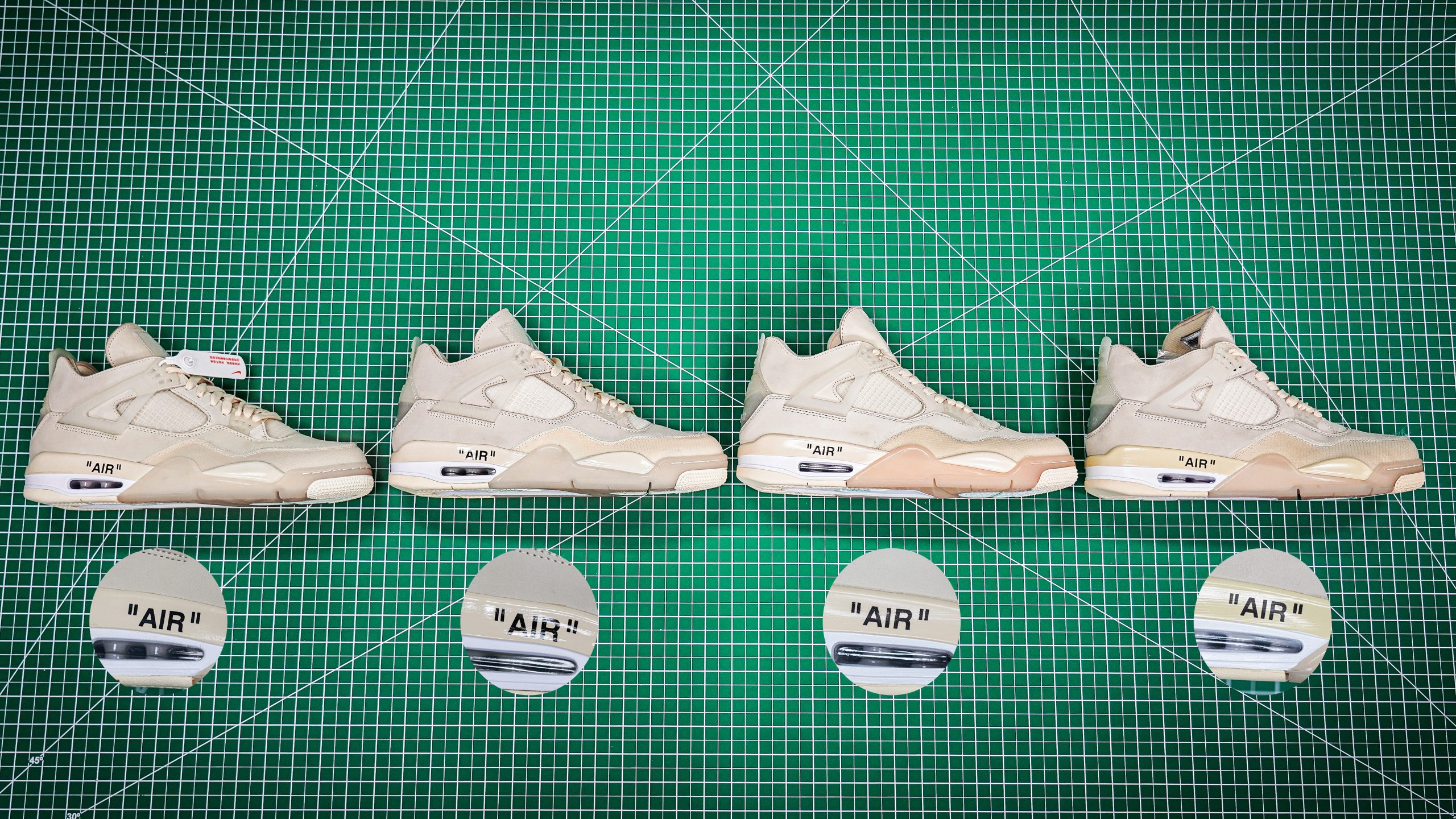 Jordan 4 Retro Off-White Sail