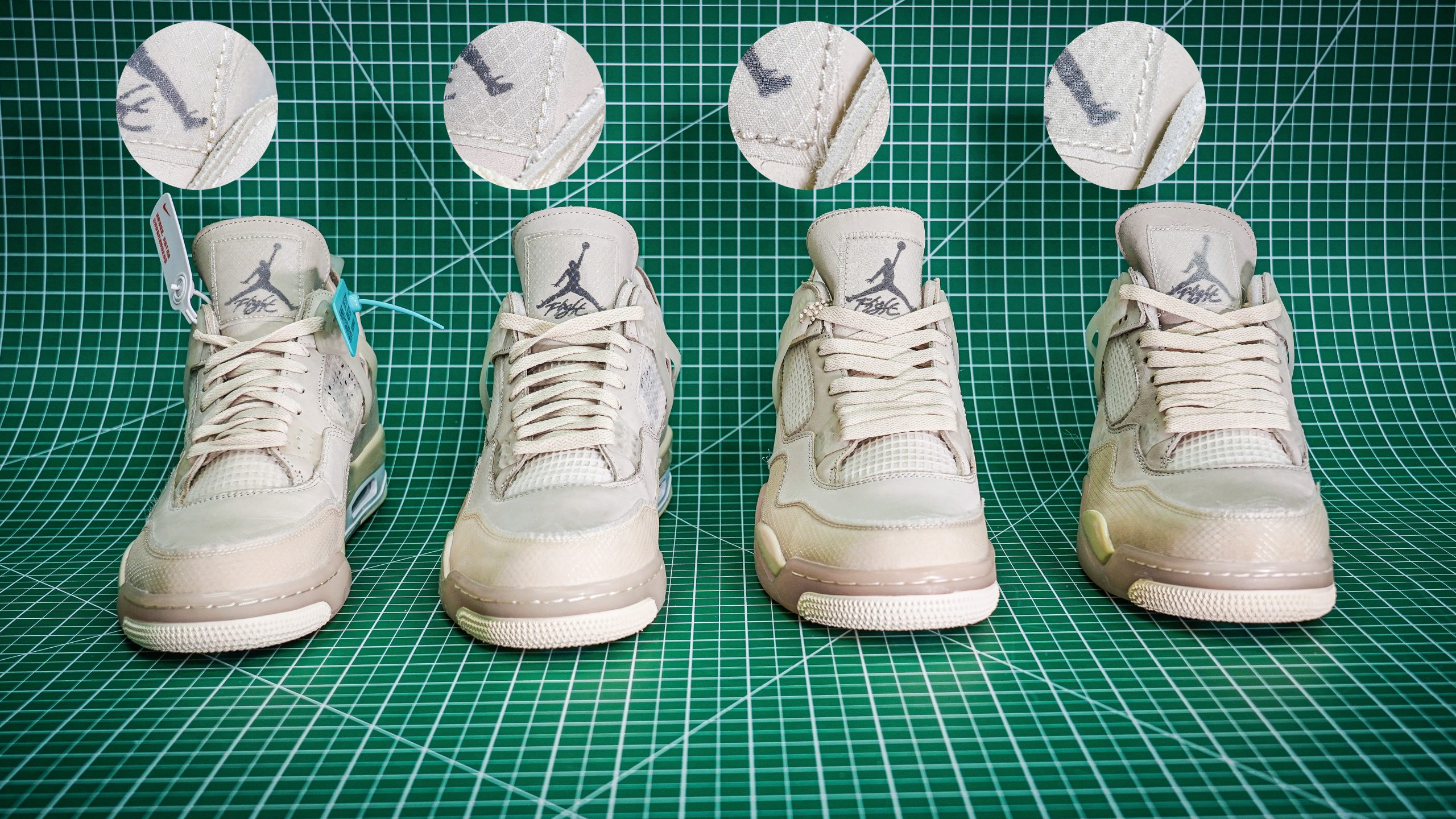 Jordan 4 Retro Off-White Sail