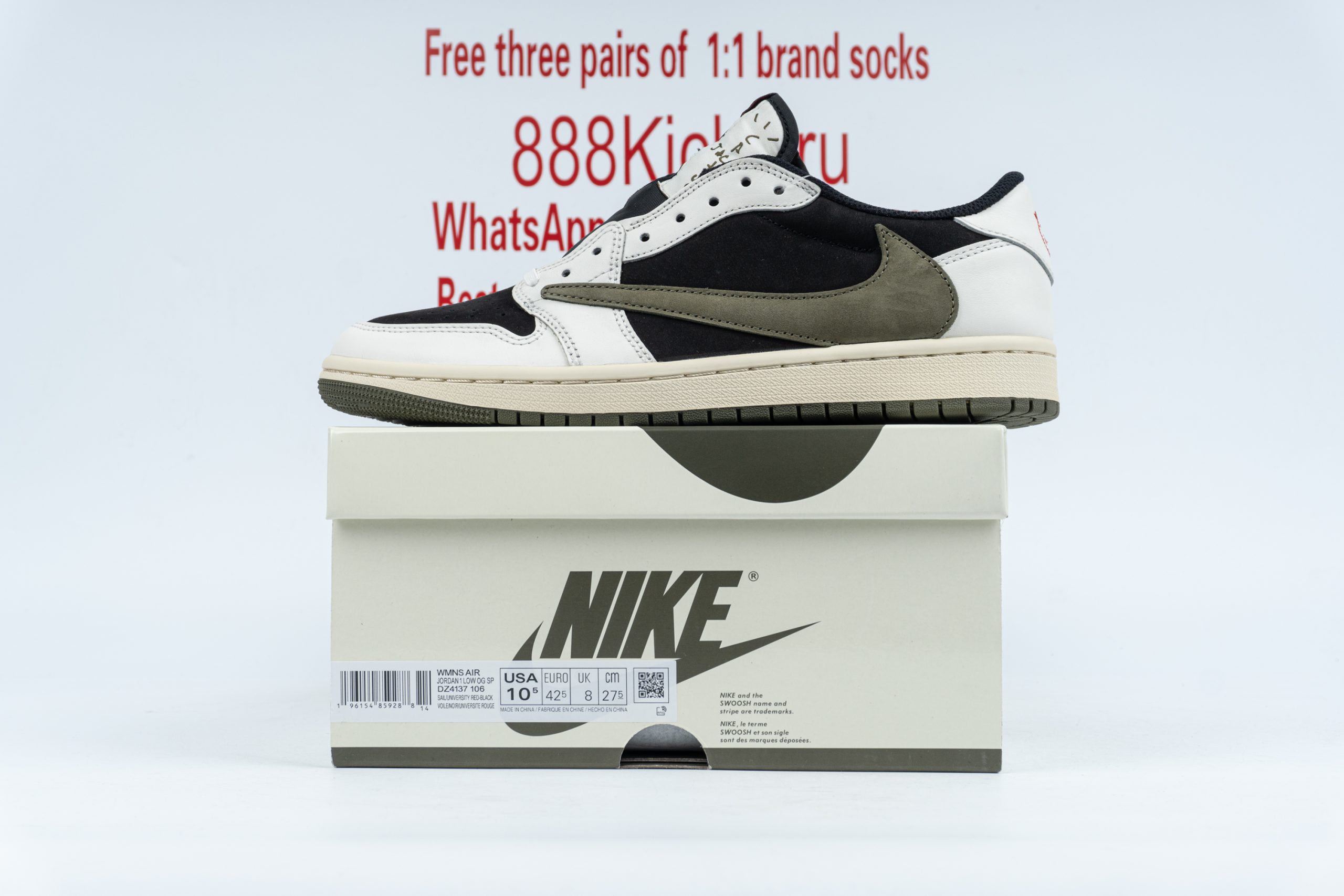 Jordan 1 Retro Low OG SP Travis Scott Olive (W)