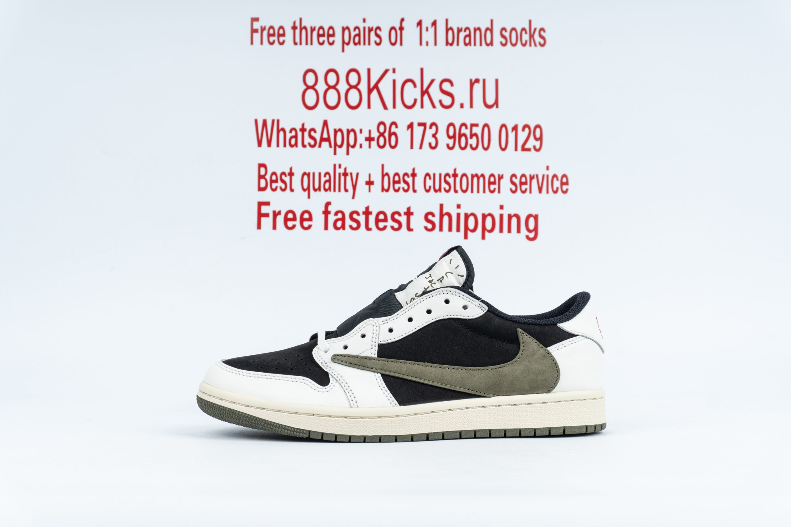 Jordan 1 Retro Low OG SP Travis Scott Olive (W)