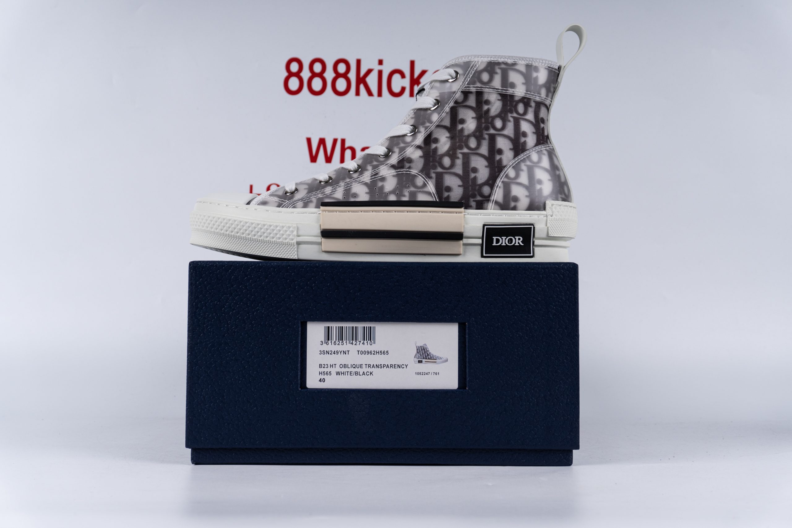 D1or B23 High Top Logo Oblique