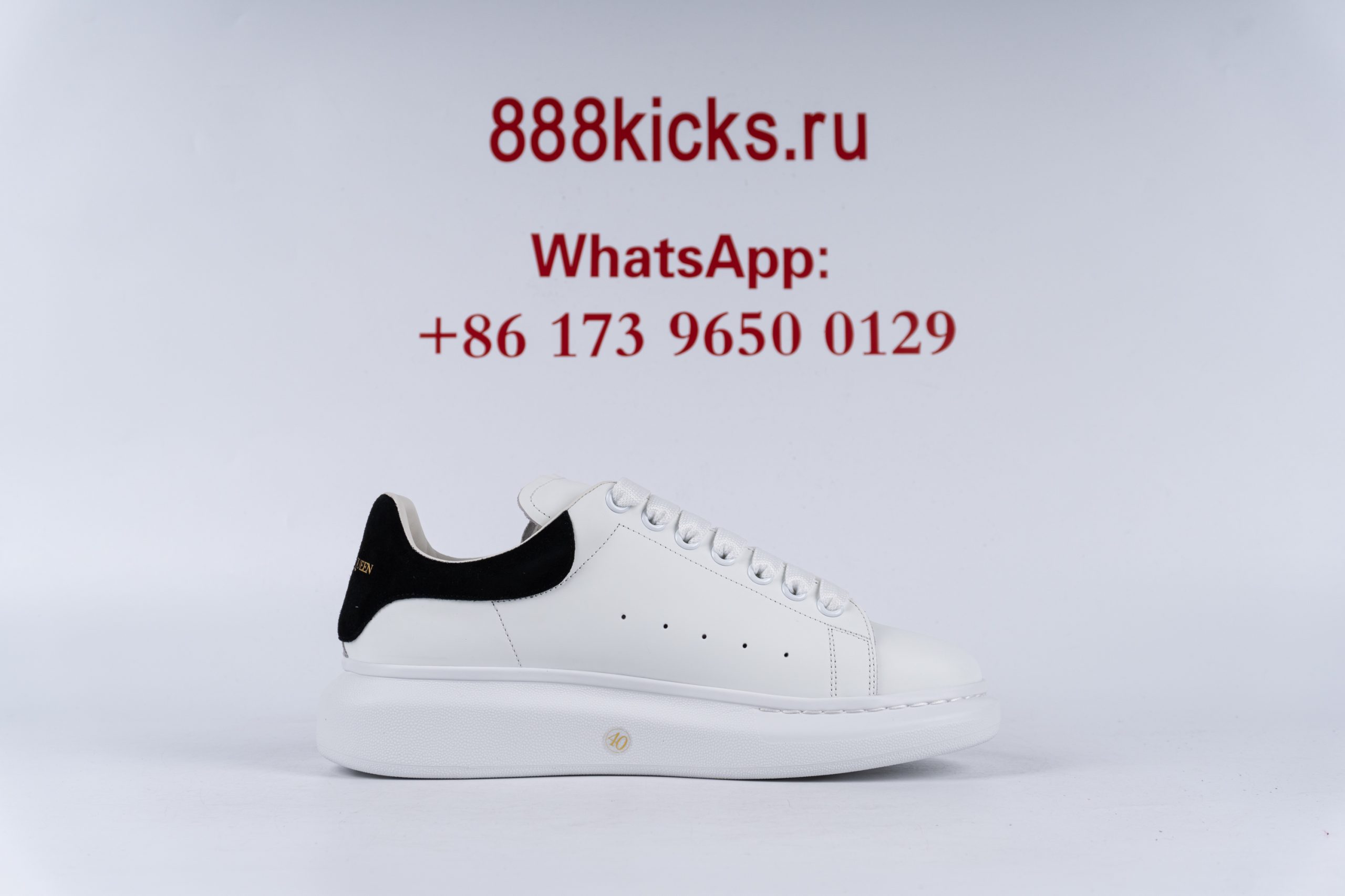 Alexander McQueen Oversized Ivory Black (W)