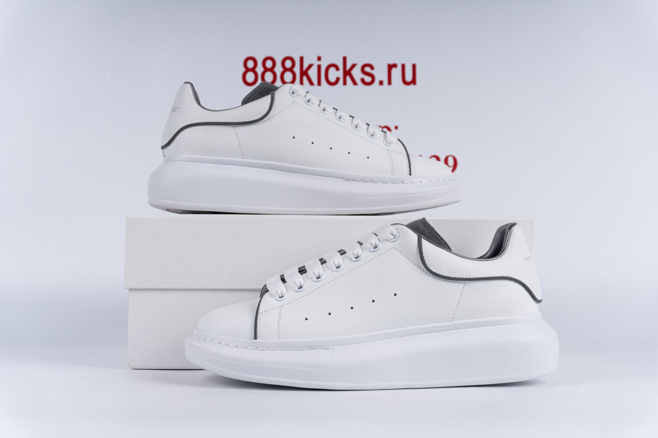 Alexander McQueen Oversized White Grey