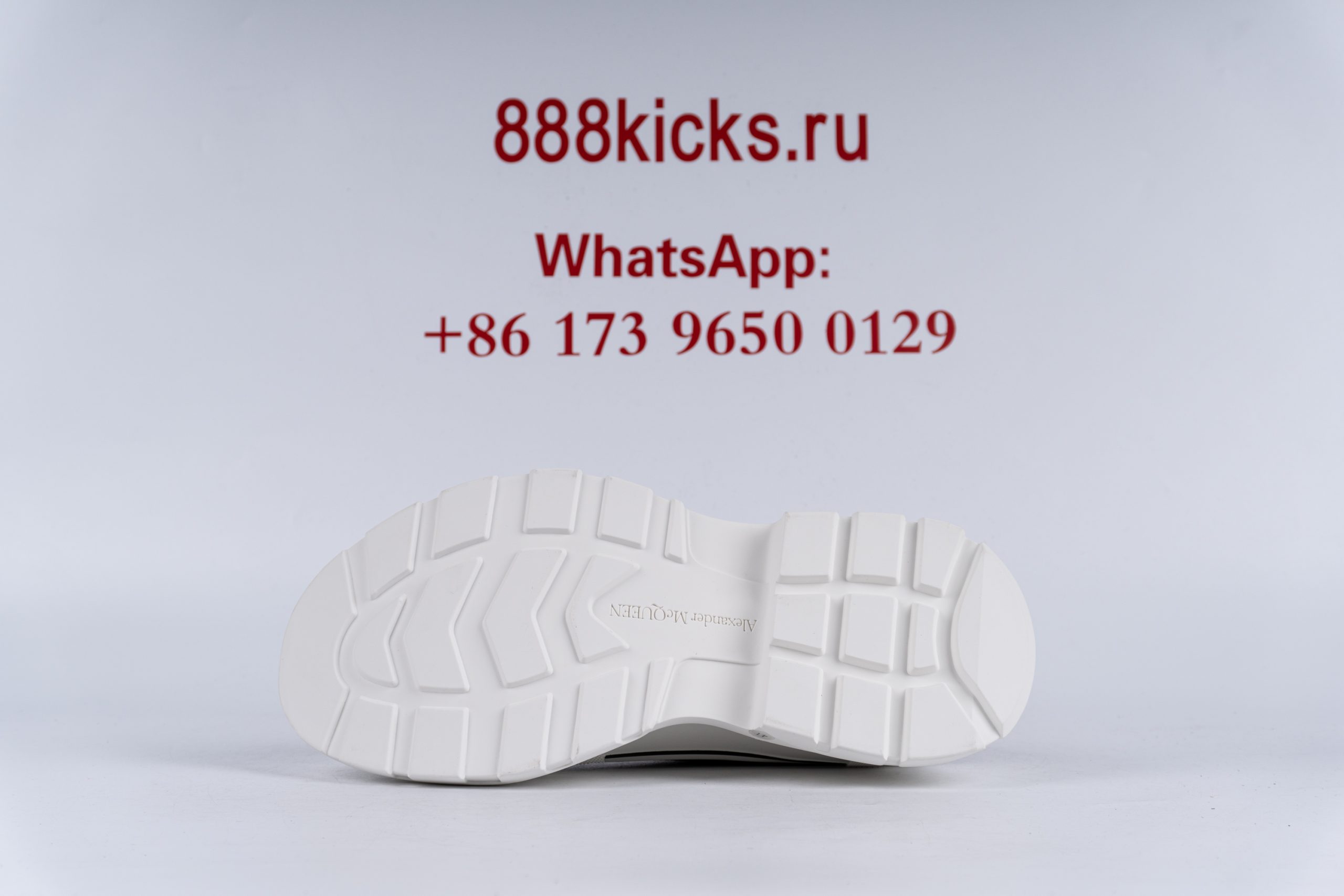 Alexander McQueen Tread Slick Low Lace Up Black White