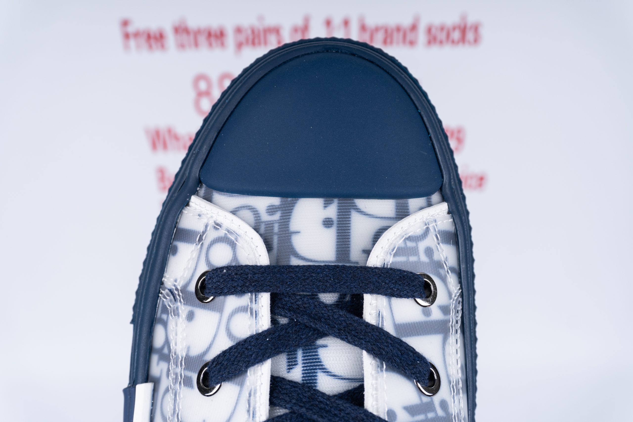 D1or B23 High Top Blue Oblique