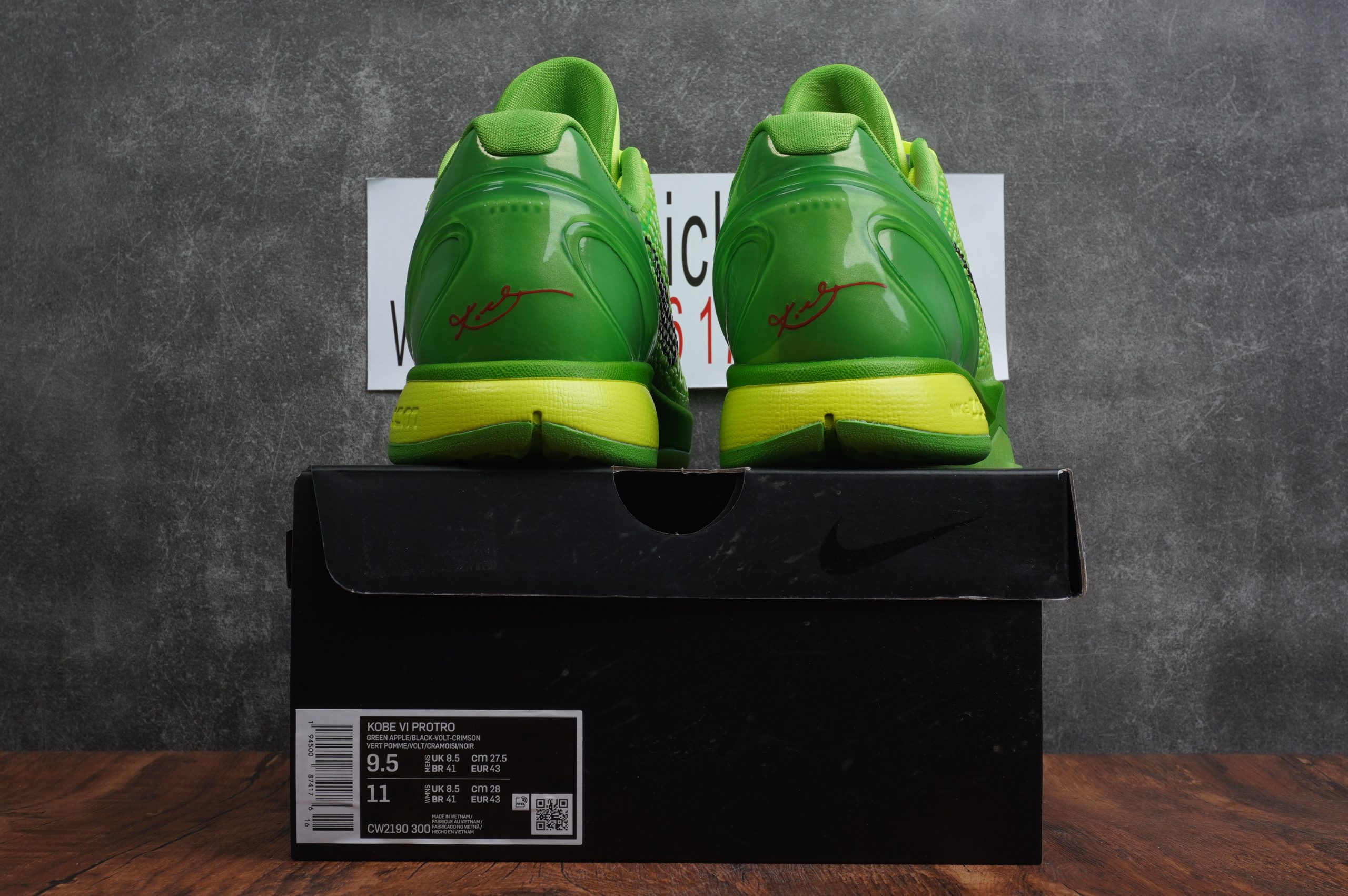 Nike Kobe 6 Protro Grinch 2020