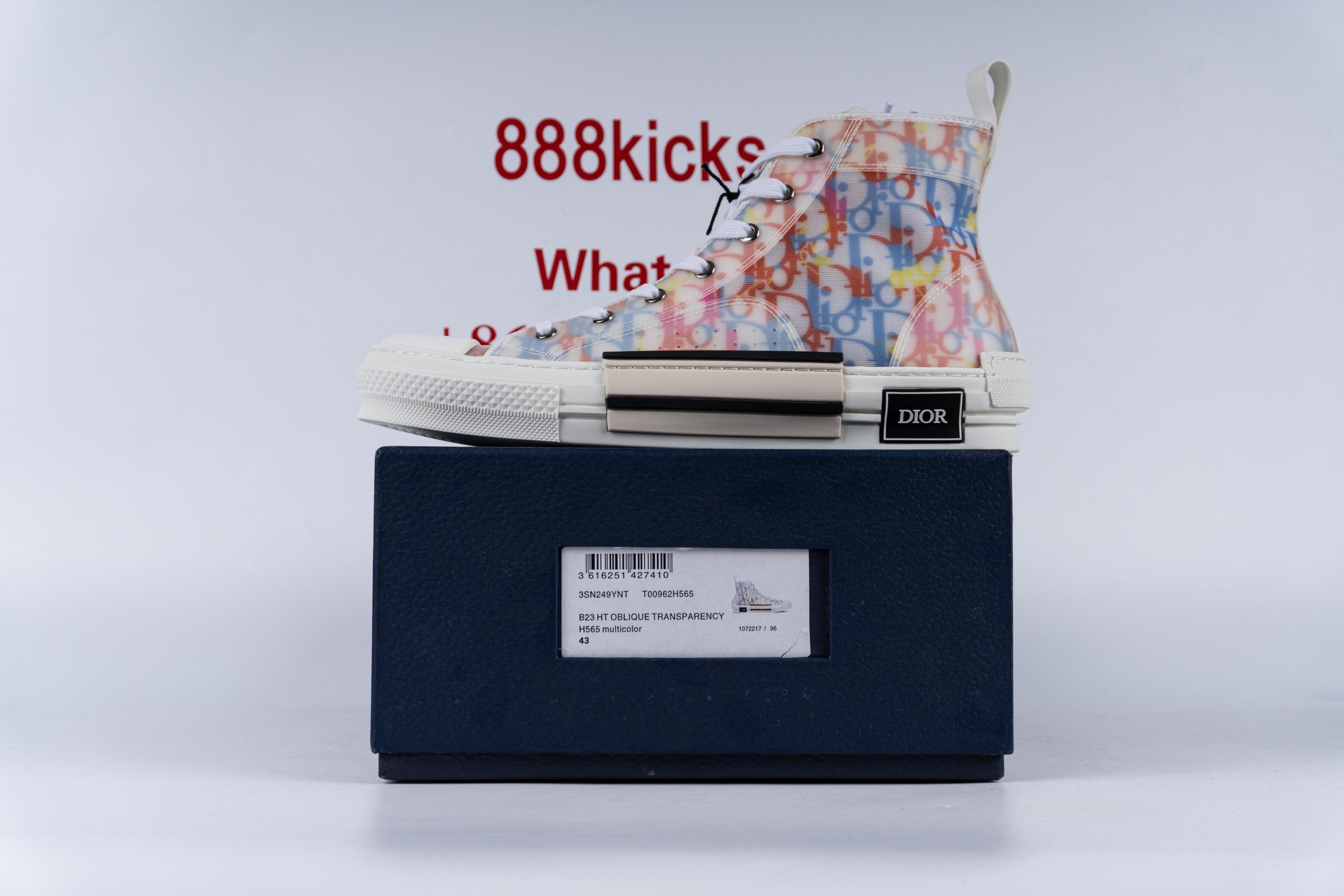 D*or b23 high top multicolor oblique