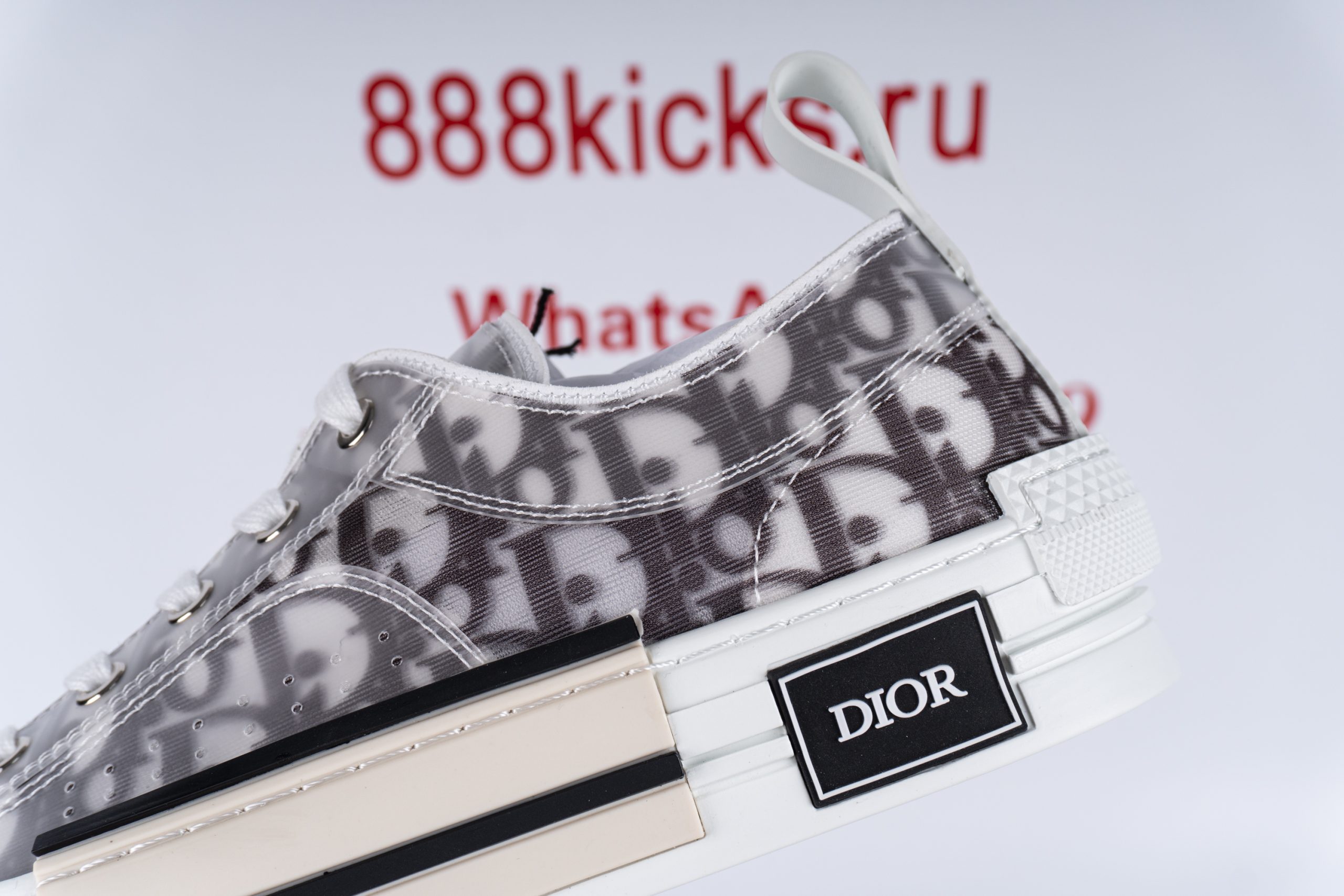 D*or b23 low top logo oblique