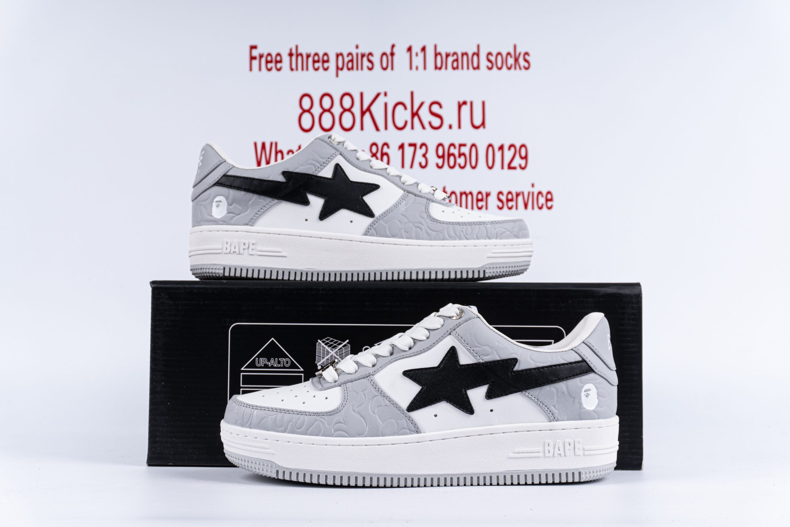 A Bathing Ape Bape Sta Low Grey Black