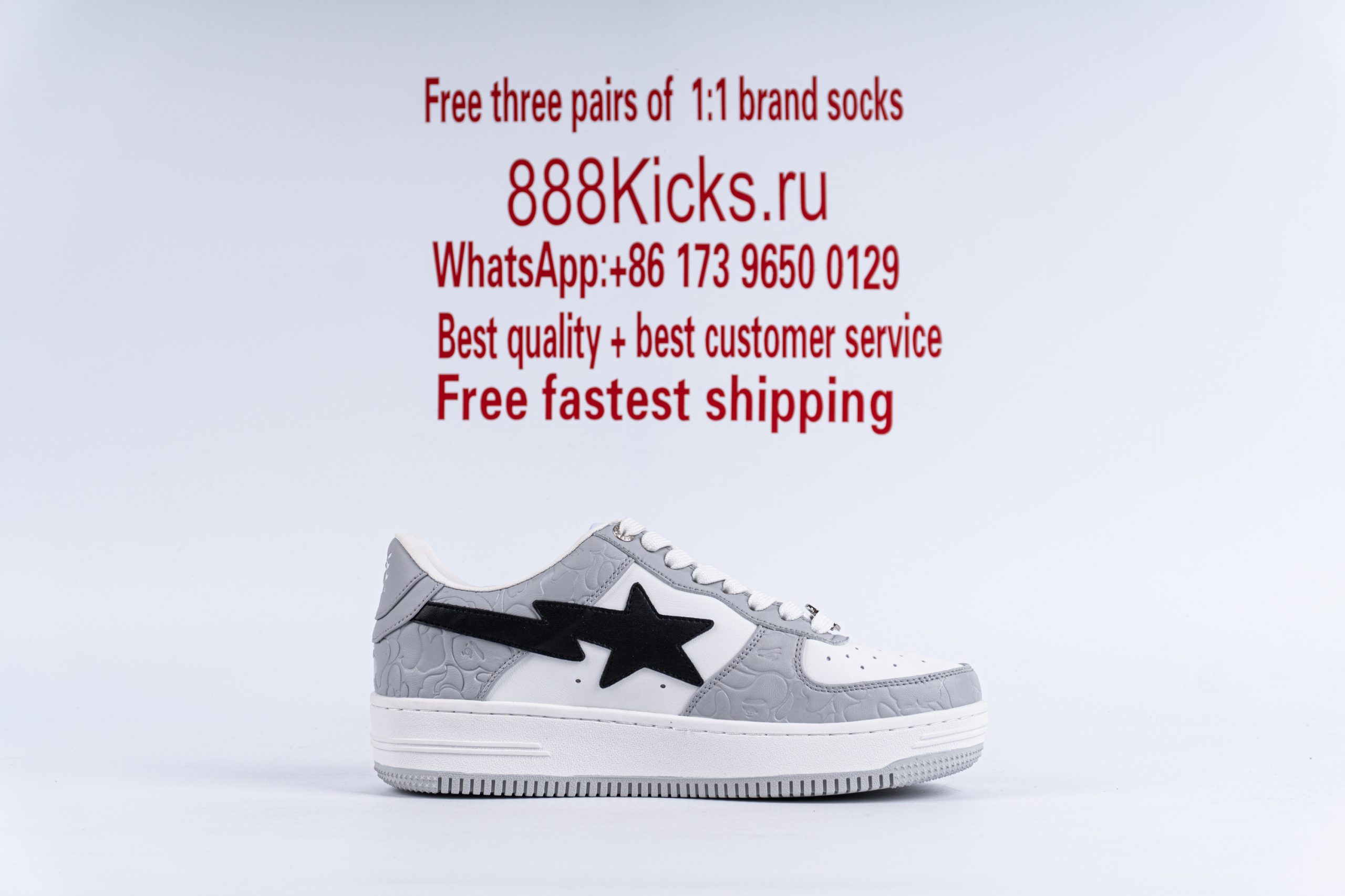 A Bathing Ape Bape Sta Low Grey Black