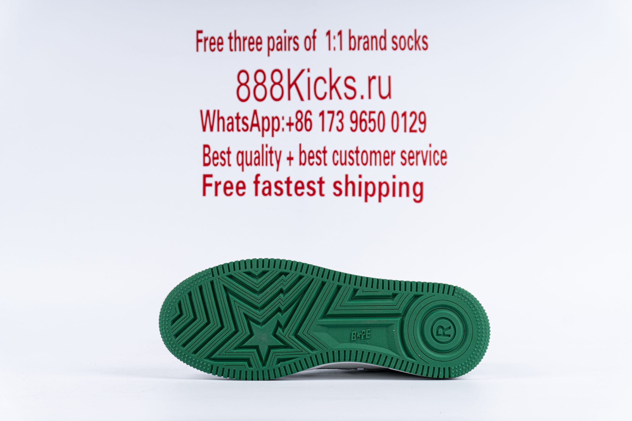 A Bathing Ape Bape Sta Patent Leather Green White