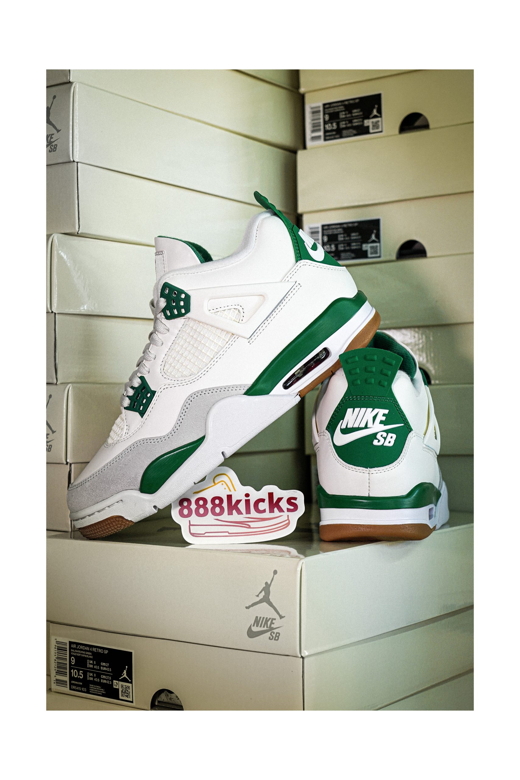 Jordan 4 Retro SB Pine Green