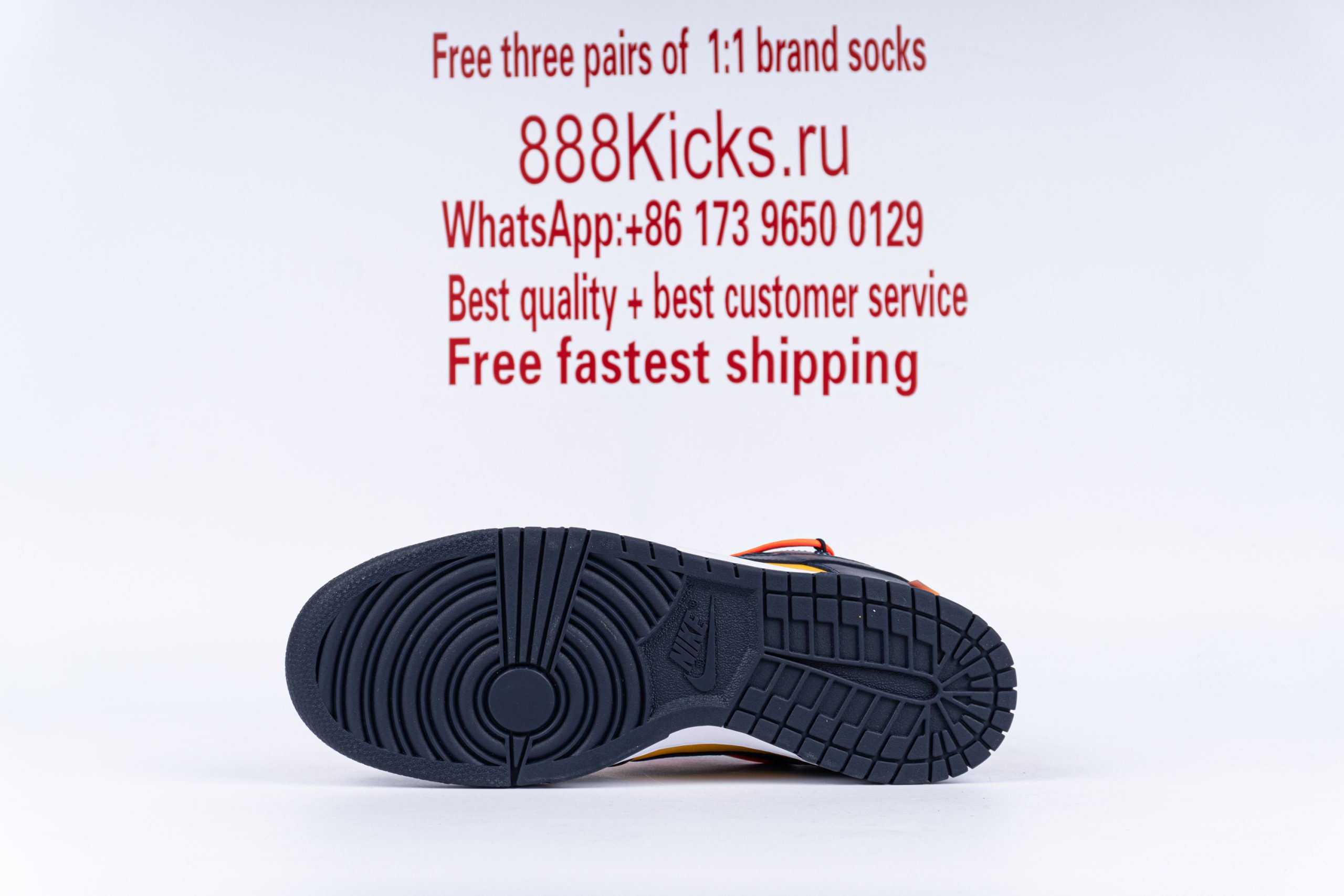 Nike Dunk Low Off-White University Gold Midnight Navy