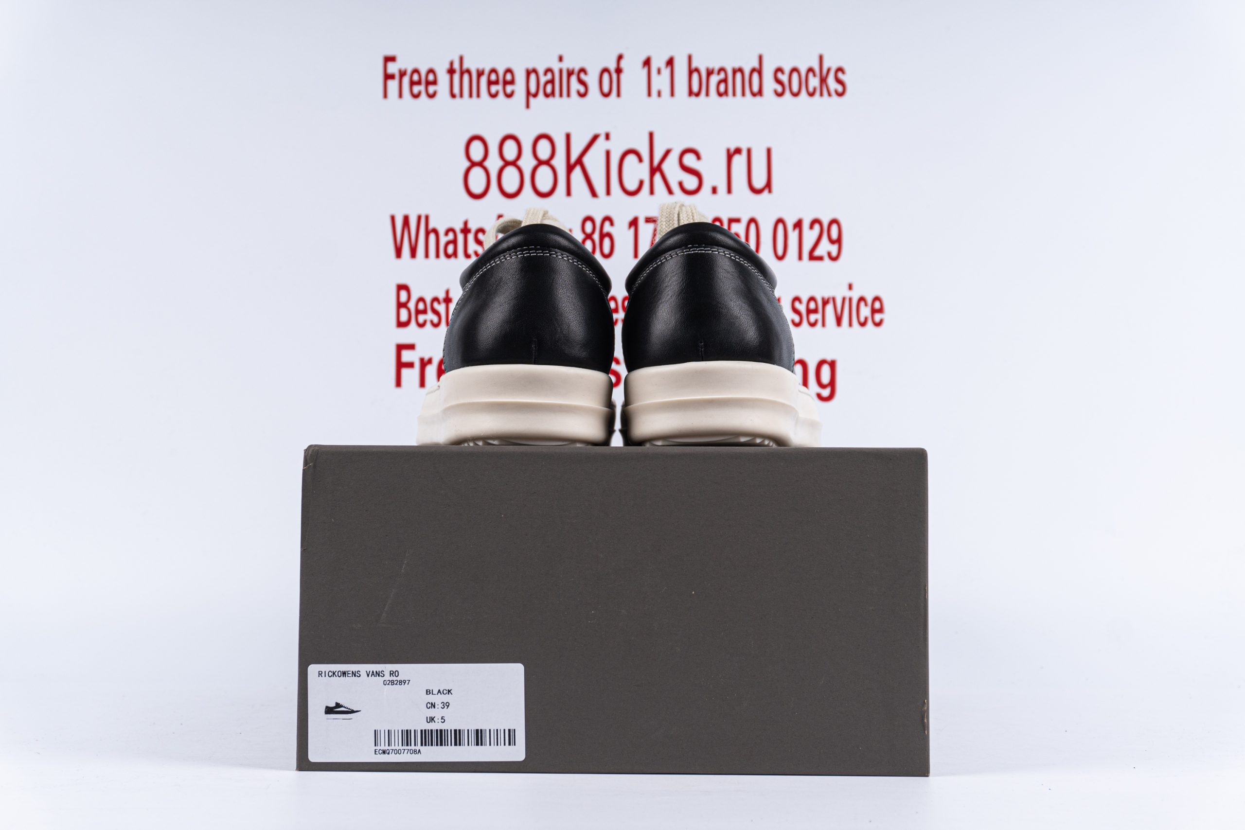 Rick Owens Strobe Vintage Low Black Suede