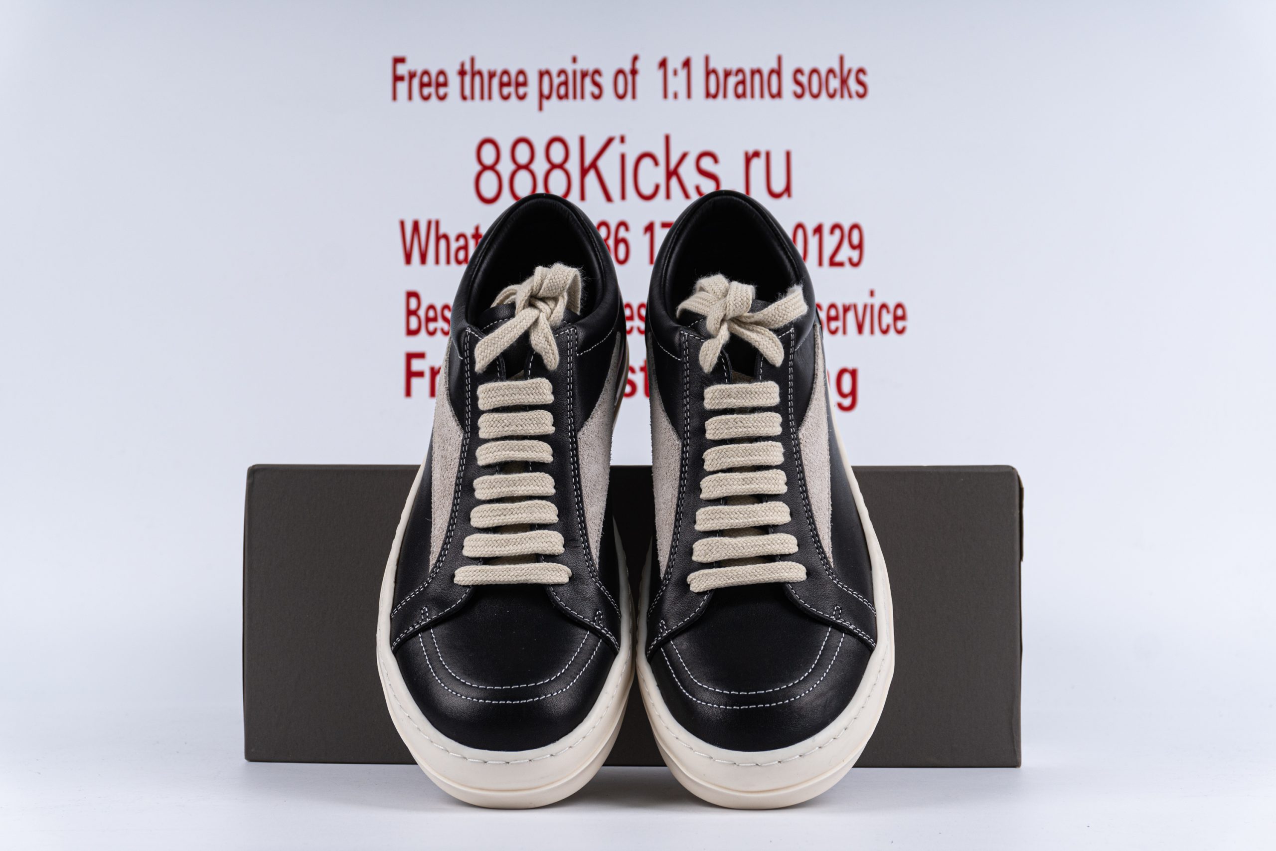 Rick Owens Strobe Vintage Low Black Suede