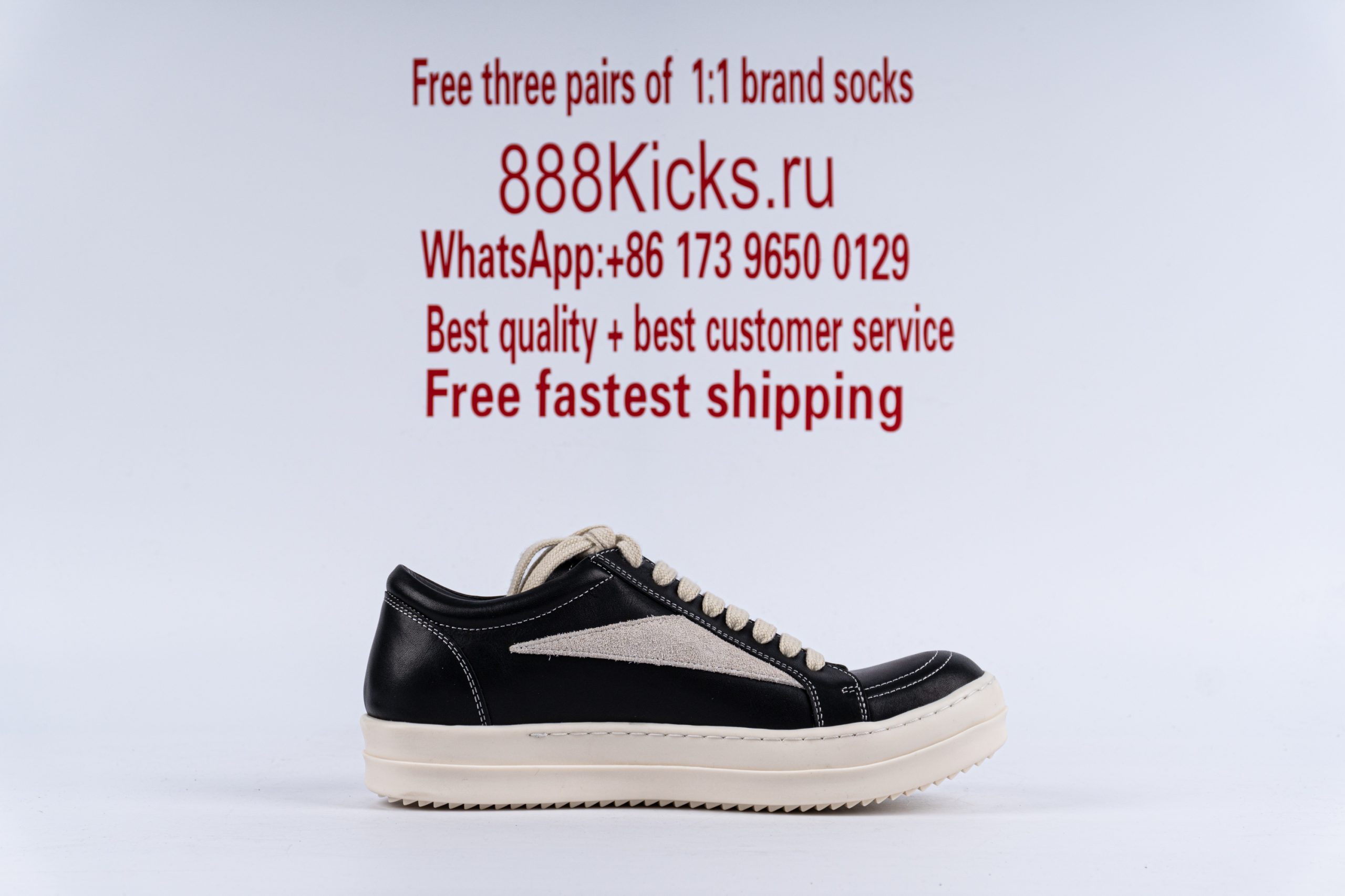 Rick Owens Strobe Vintage Low Black Suede