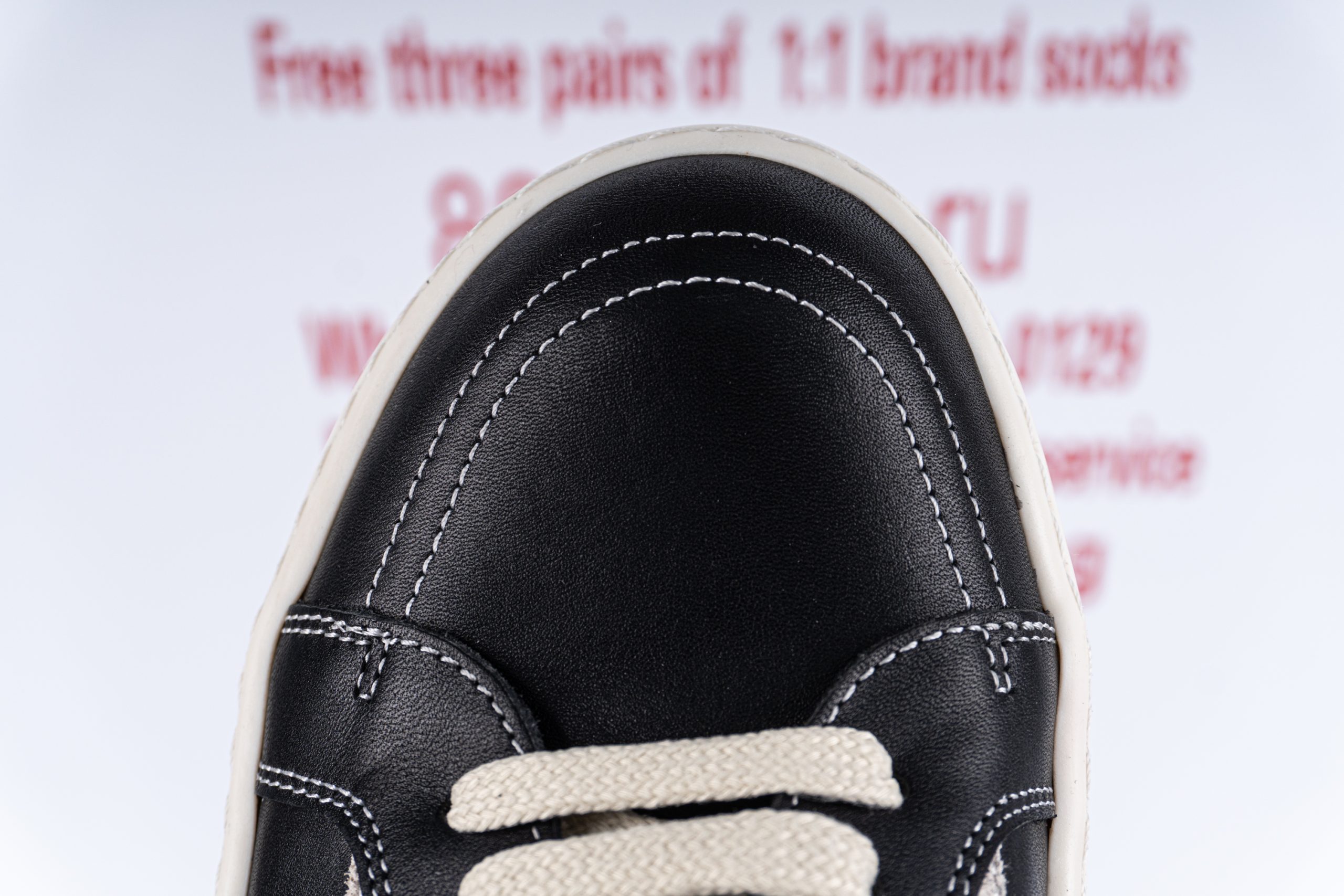 Rick Owens Strobe Vintage Low Black Suede