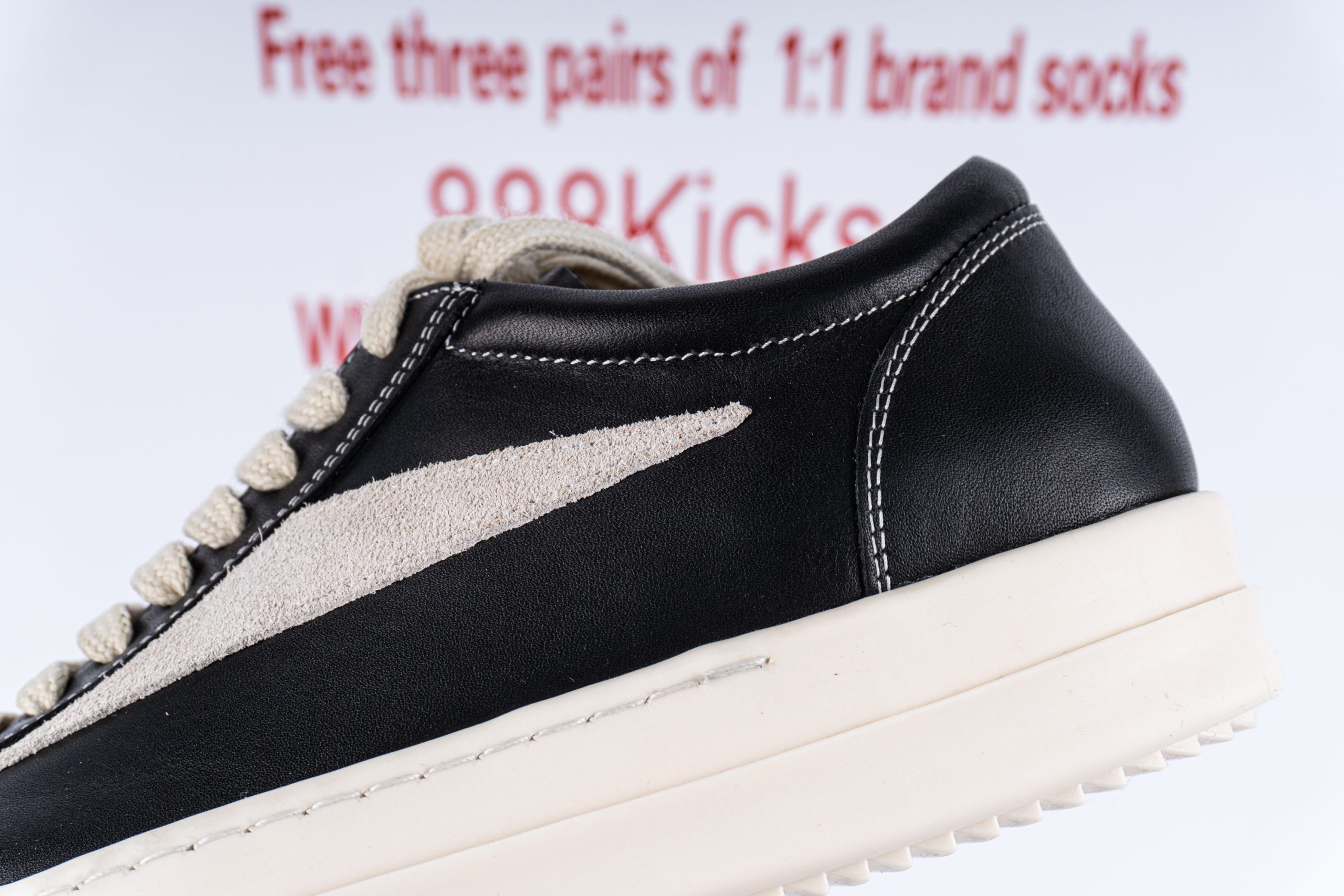 Rick Owens Strobe Vintage Low Black Suede