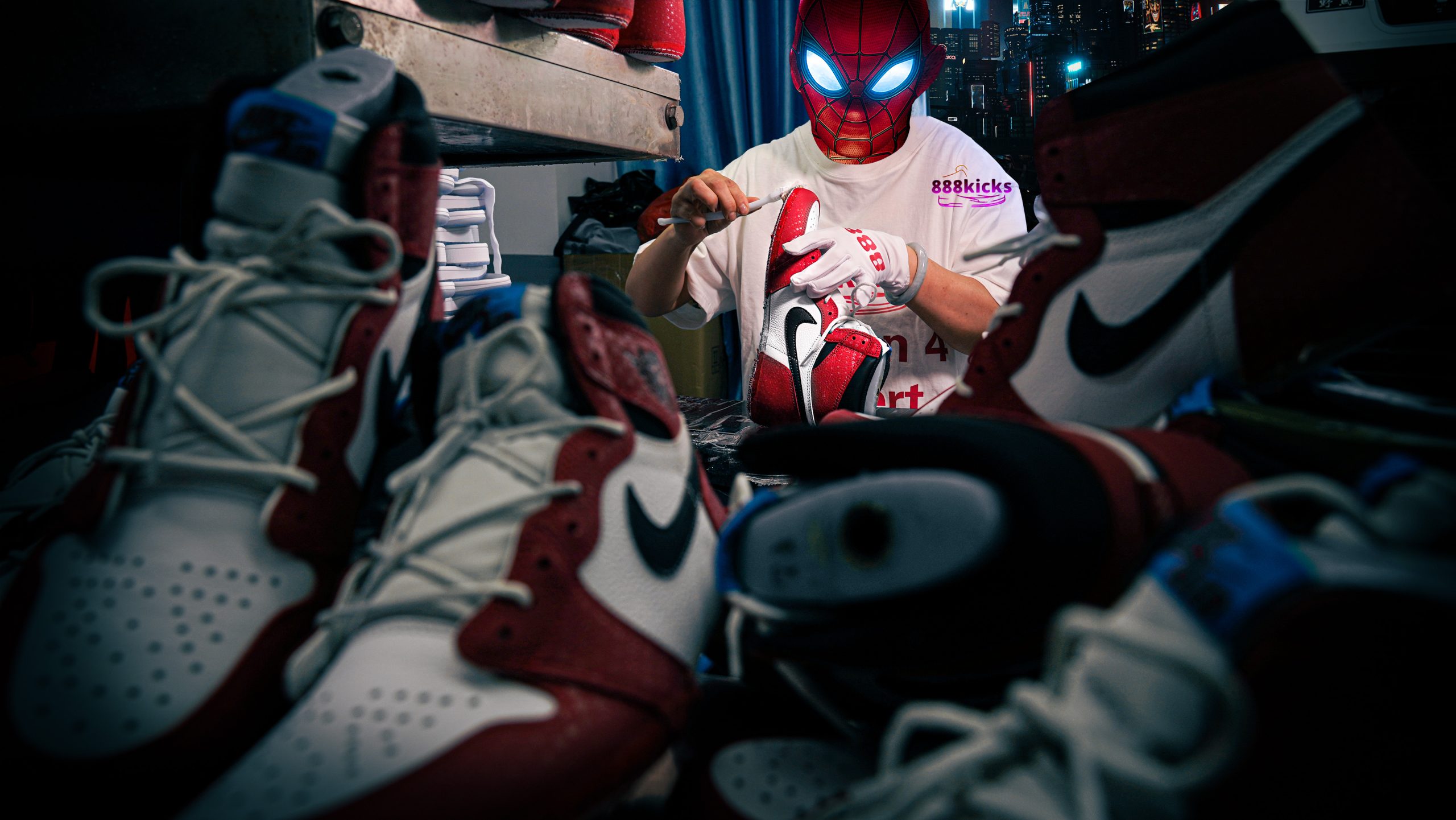 Jordan 1 Retro High Spider Man Origin Story (Special Box)