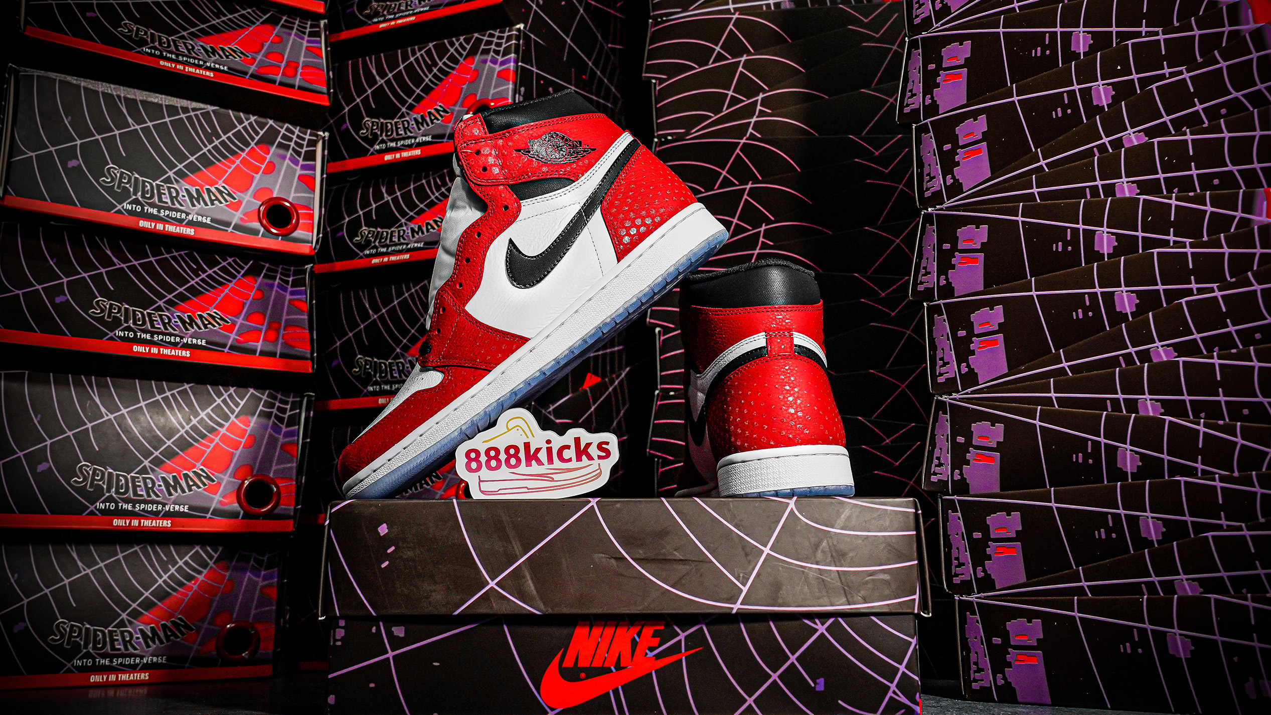 Jordan 1 Retro High Spider Man Origin Story (Special Box)