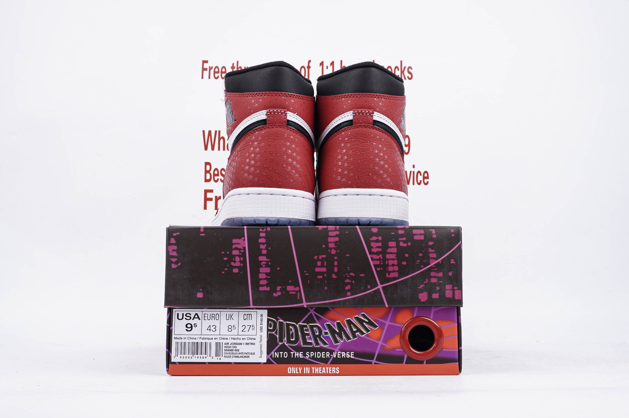 Jordan 1 Retro High Spider Man Origin Story (Special Box)