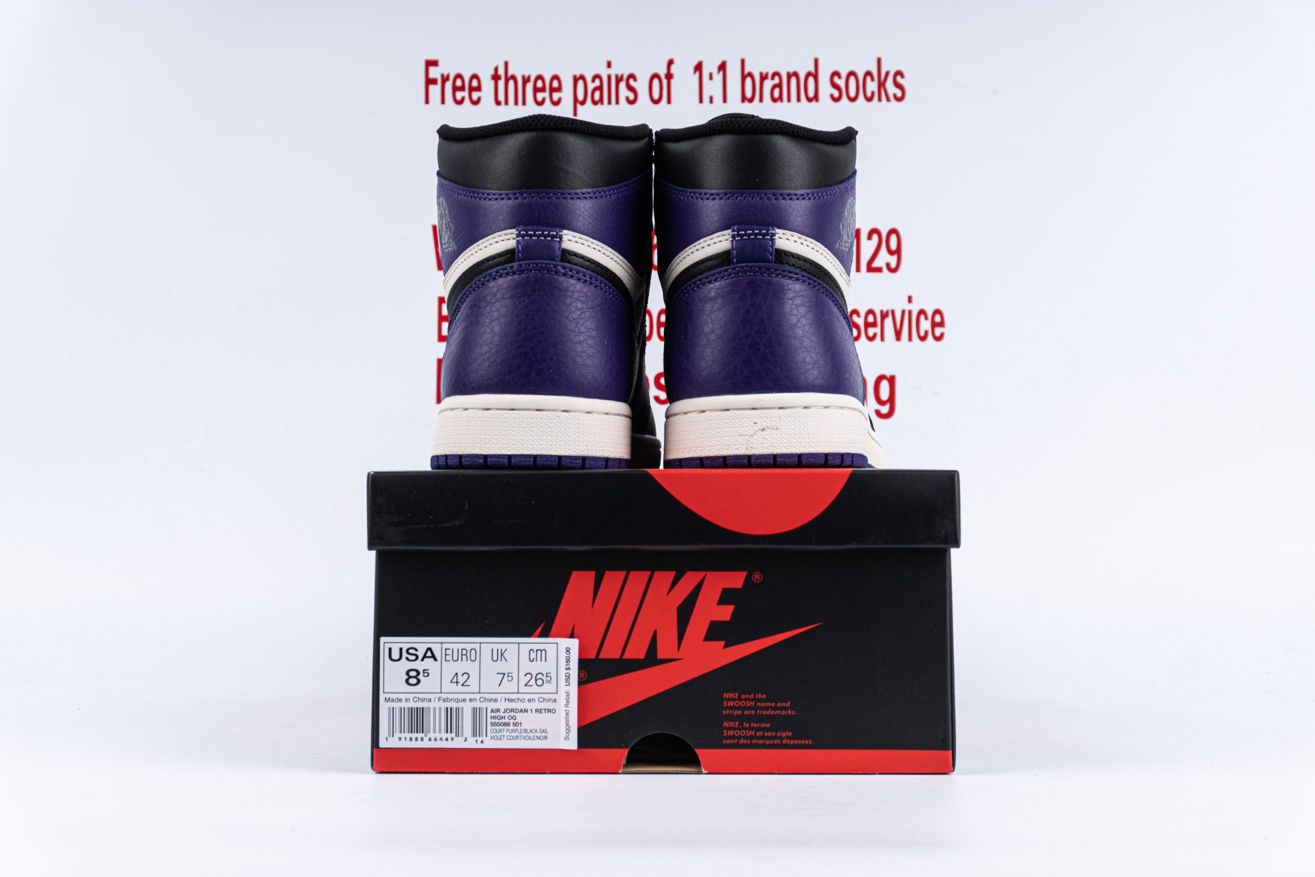 Jordan 1 Retro High Court Purple