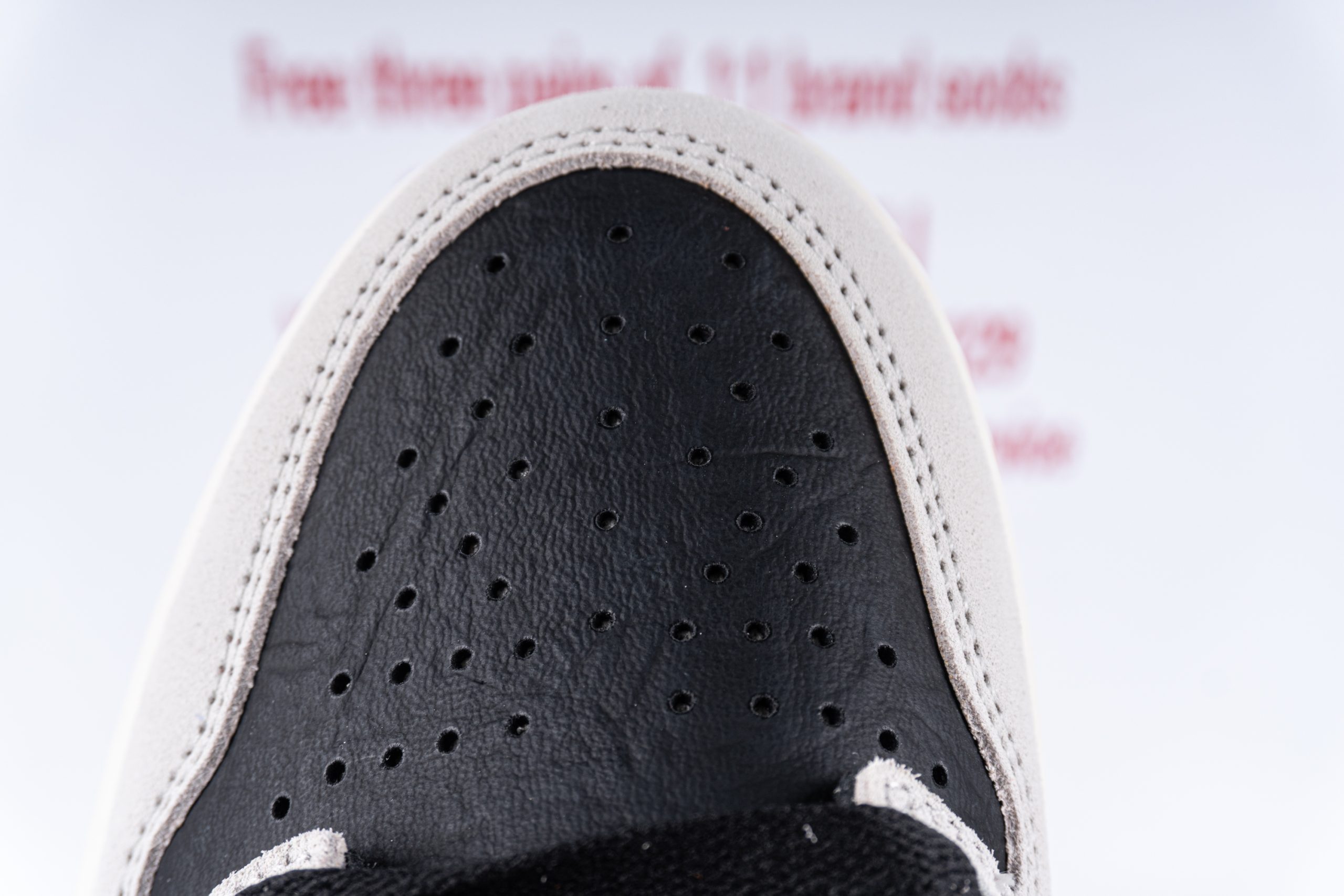 Jordan 1 Retro High Neutral Grey Hyper Crimson