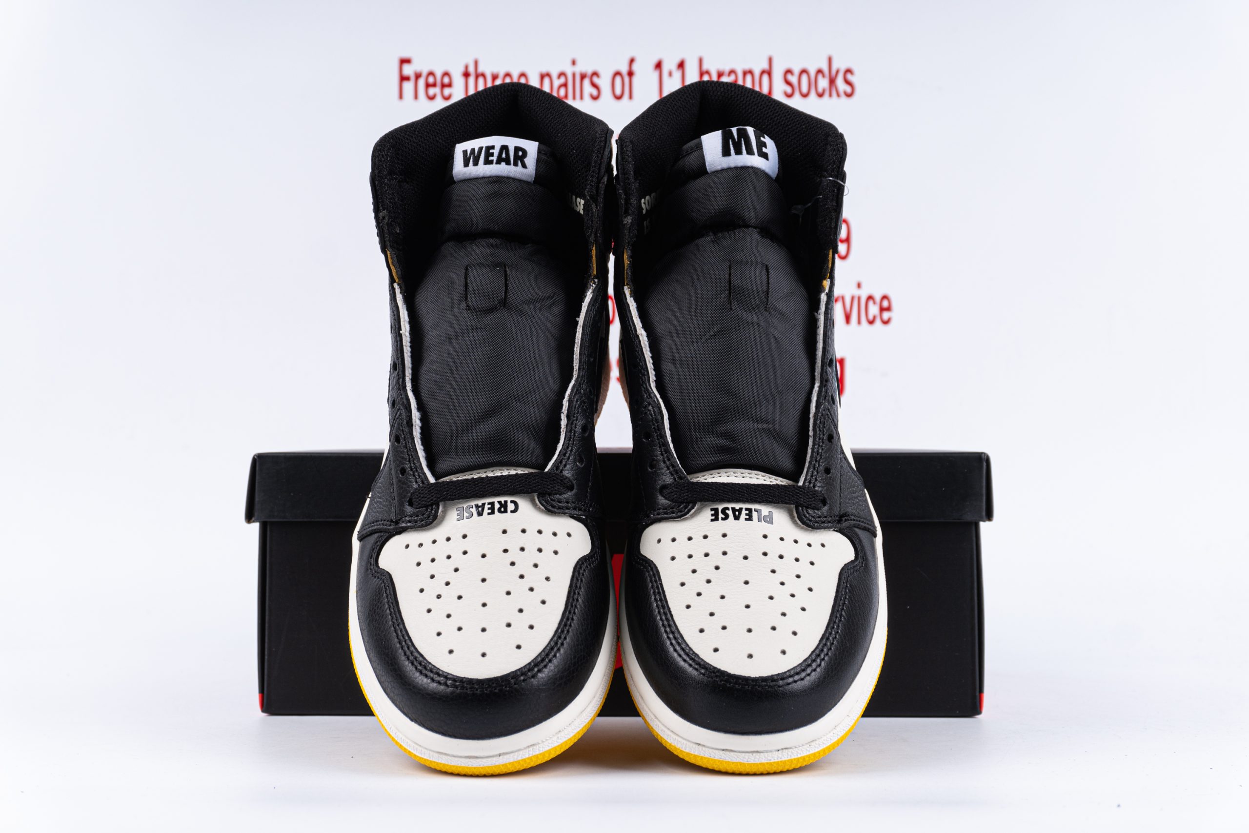 Jordan 1 Retro High Not For Resale Varsity Maize