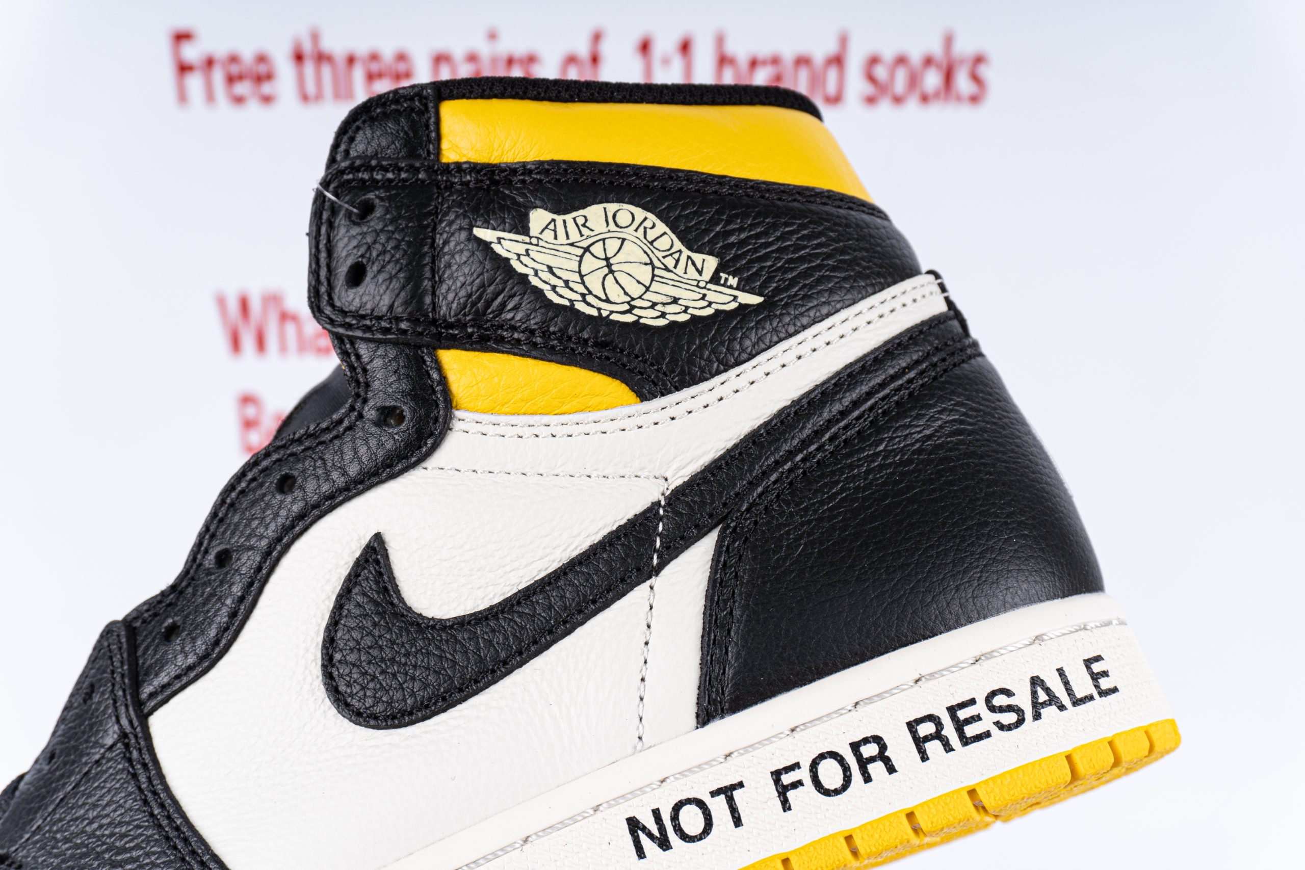 Jordan 1 Retro High Not For Resale Varsity Maize