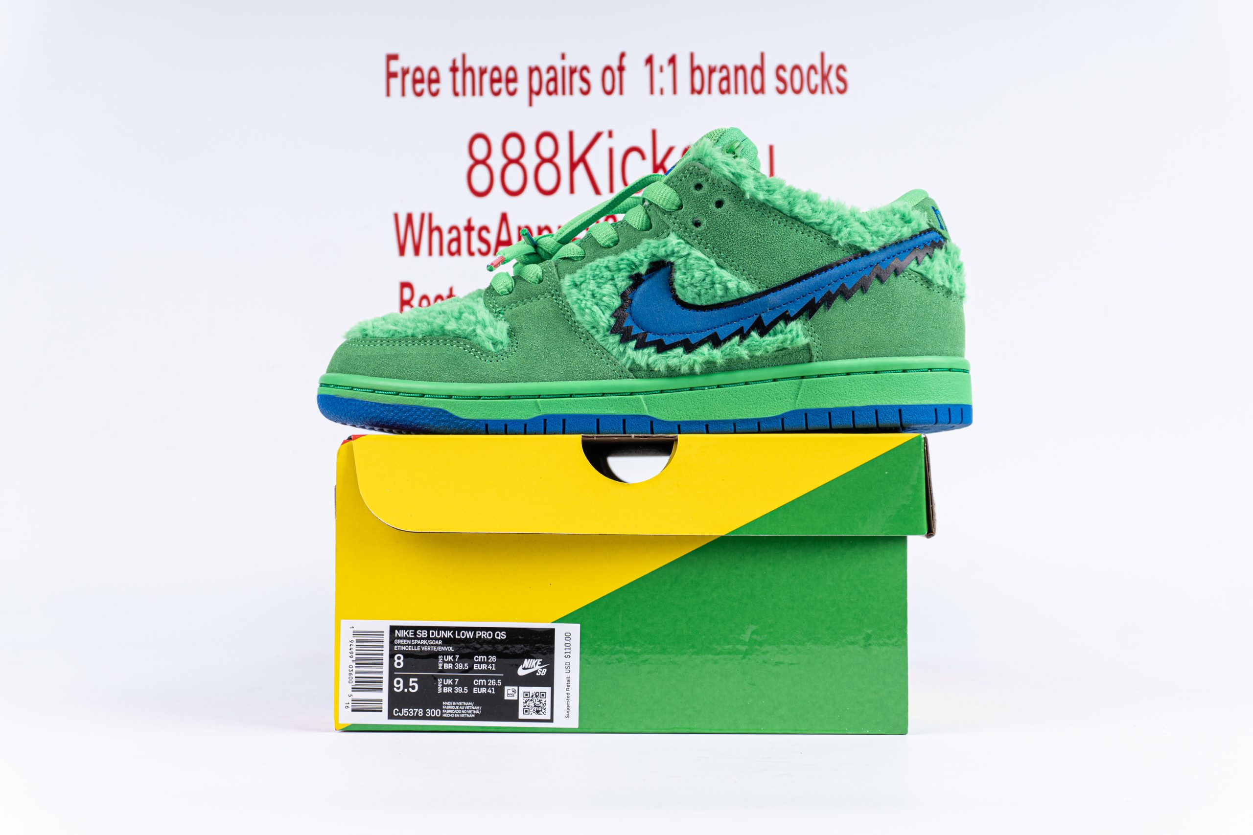 Nike SB Dunk Low Grateful Dead Bears Green