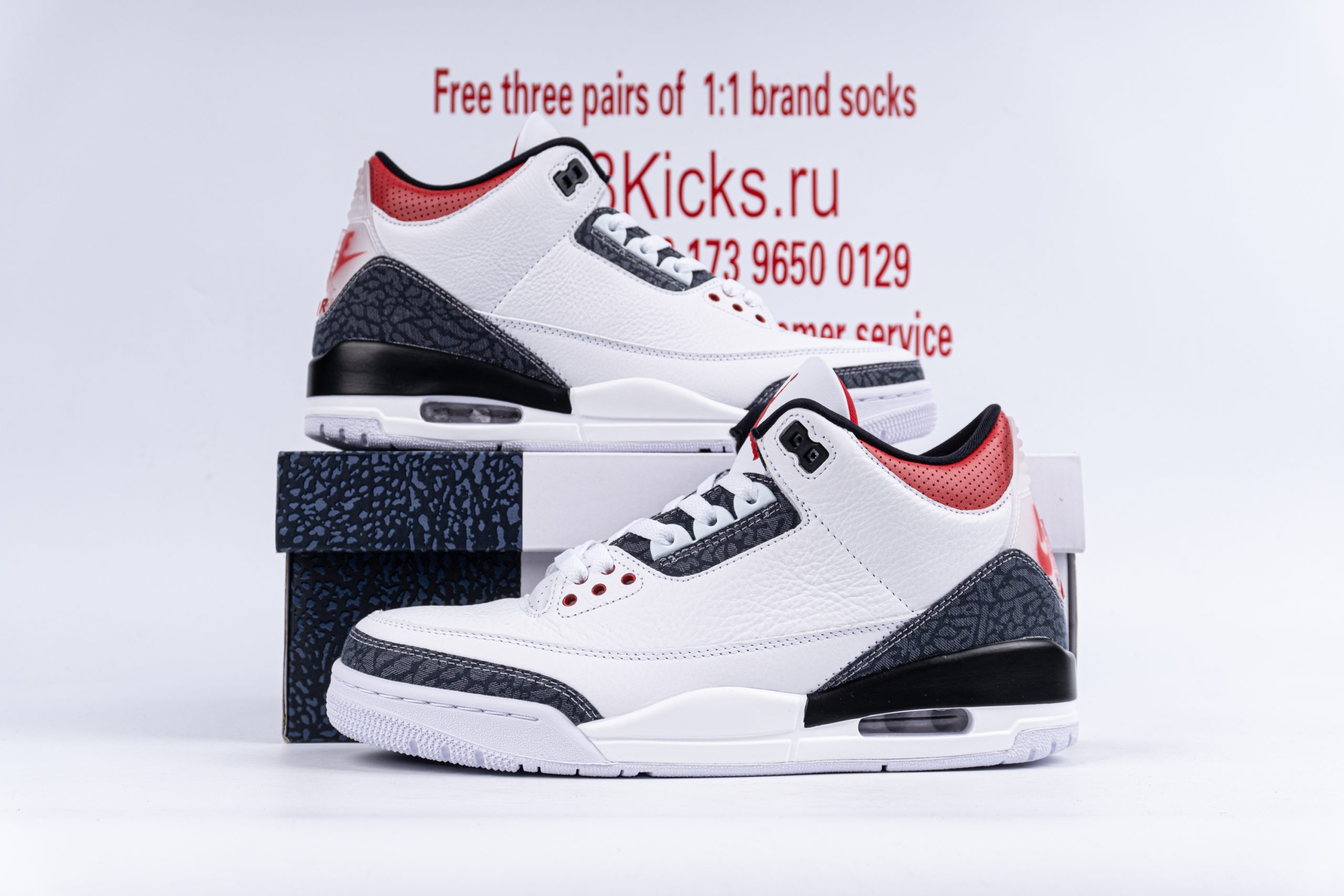 Jordan 3 Retro SE Fire Red Denim