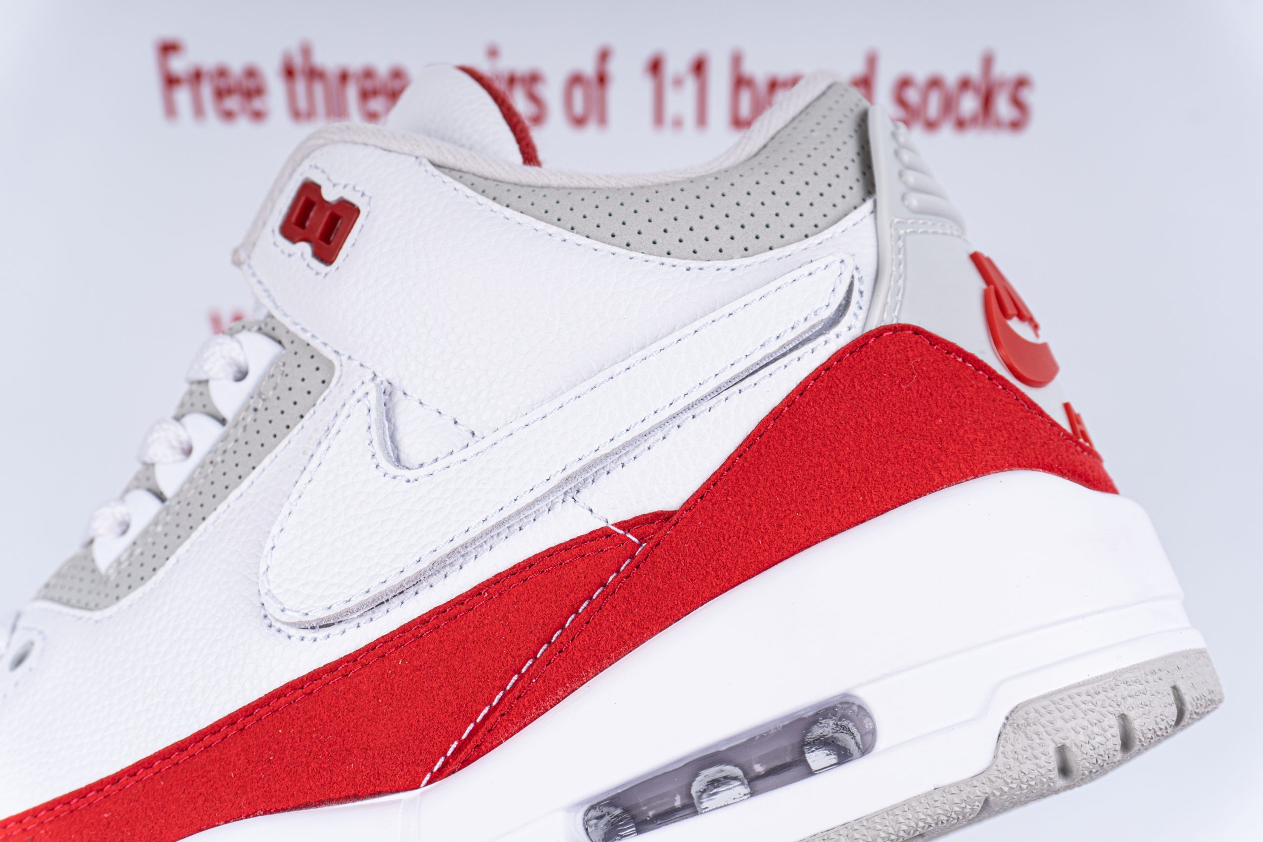 Jordan 3 Retro Tinker White University Red
