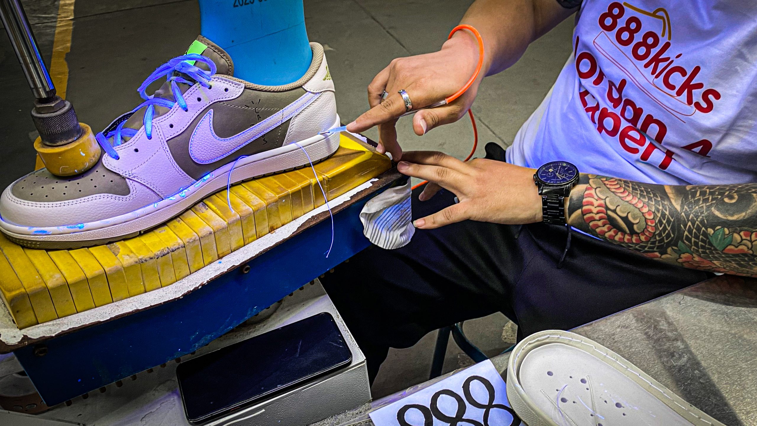 Jordan 1 Retro Low Golf Travis Scott Neutral Olive